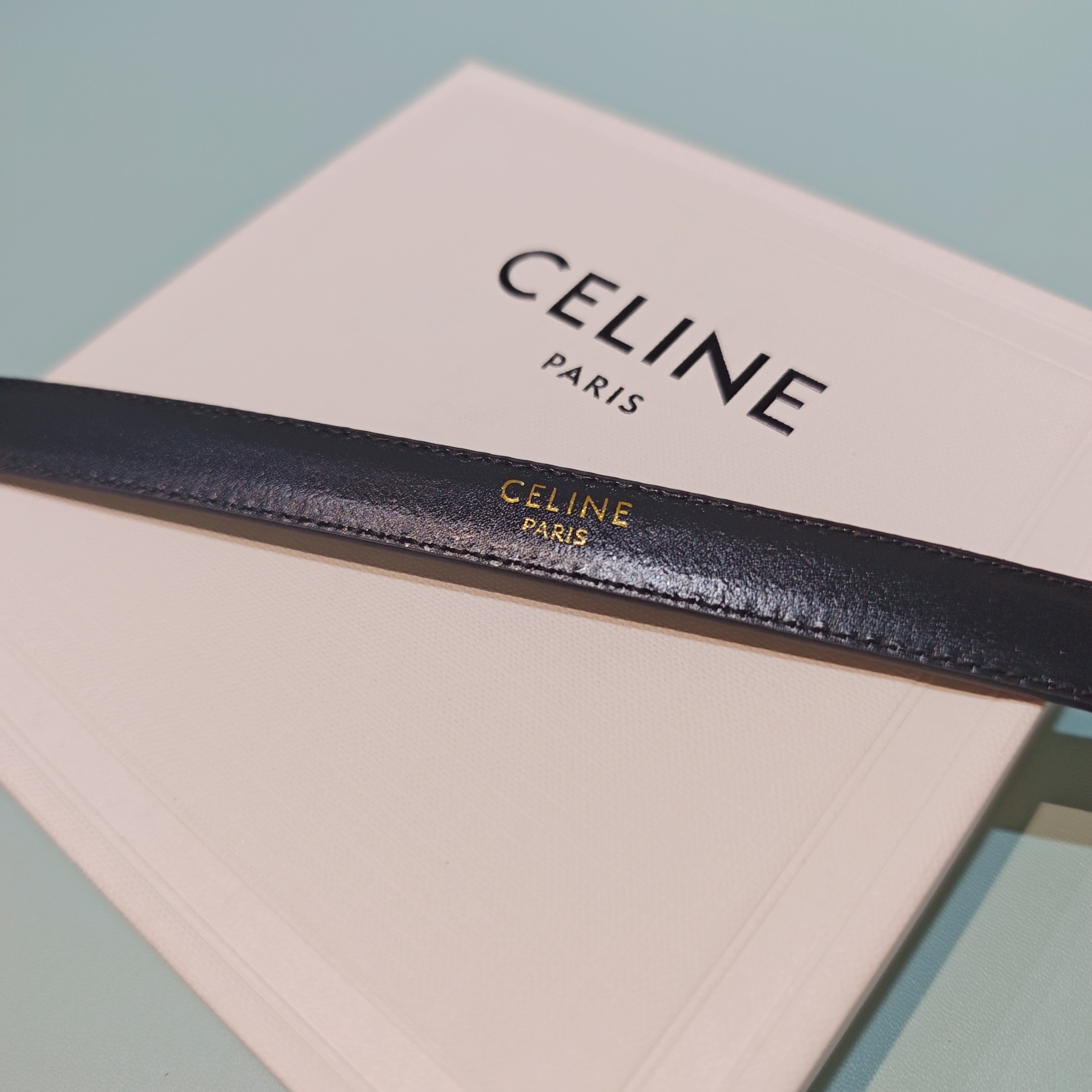 💥💥💥1.8cm赛琳CELINE腰带，双面头层牛皮，长度：75.80.85.90.95.100.欧，铜五