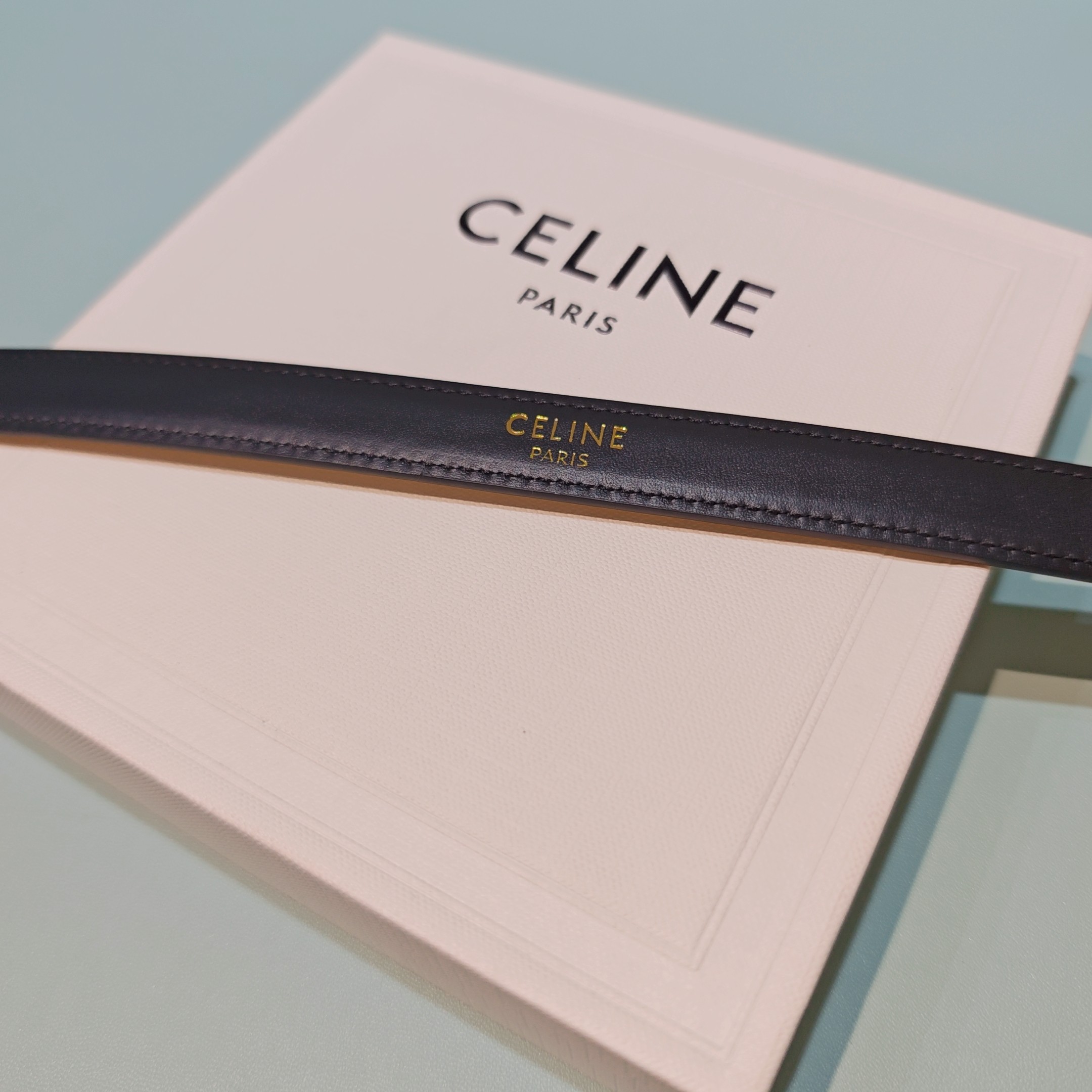 💥💥💥1.8cm赛琳CELINE腰带，双面头层牛皮，长度：75.80.85.90.95.100.欧，铜五