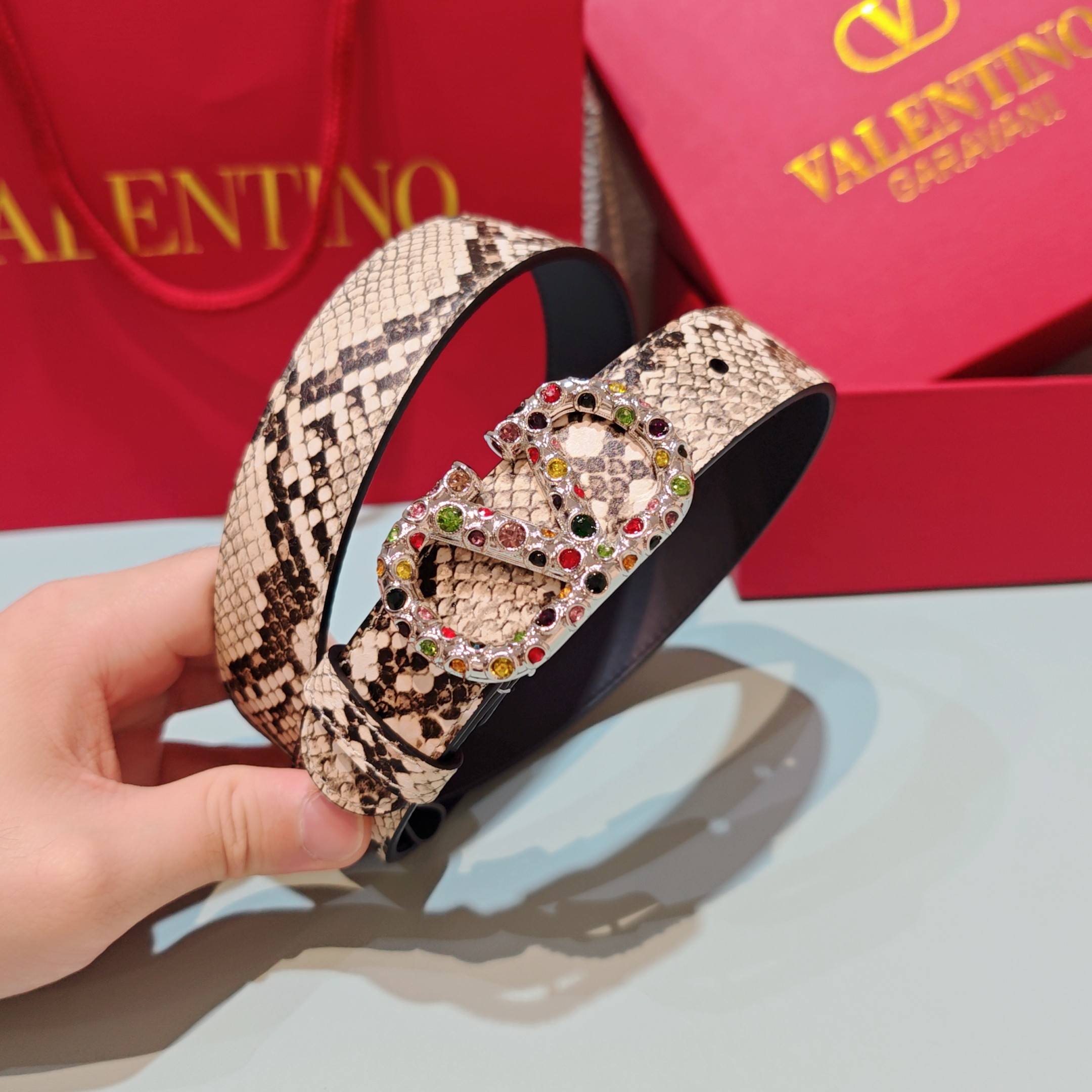 💥💥💥3.0cm华伦天奴腰带，双面头层牛皮，长度：75.80.85.90.95.100.105欧，铜五金