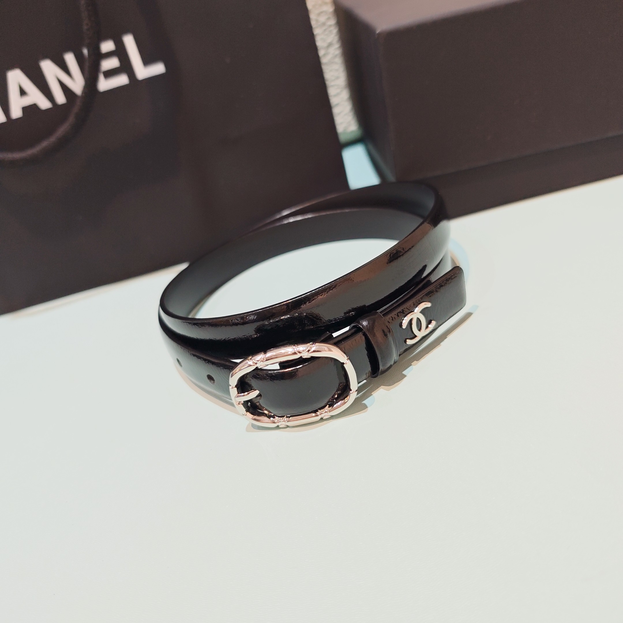 💥💥💥2.0cm香奈儿腰带，双面头层进口牛皮，长度：75.80.85.90.95.100欧，铜五金扣原版