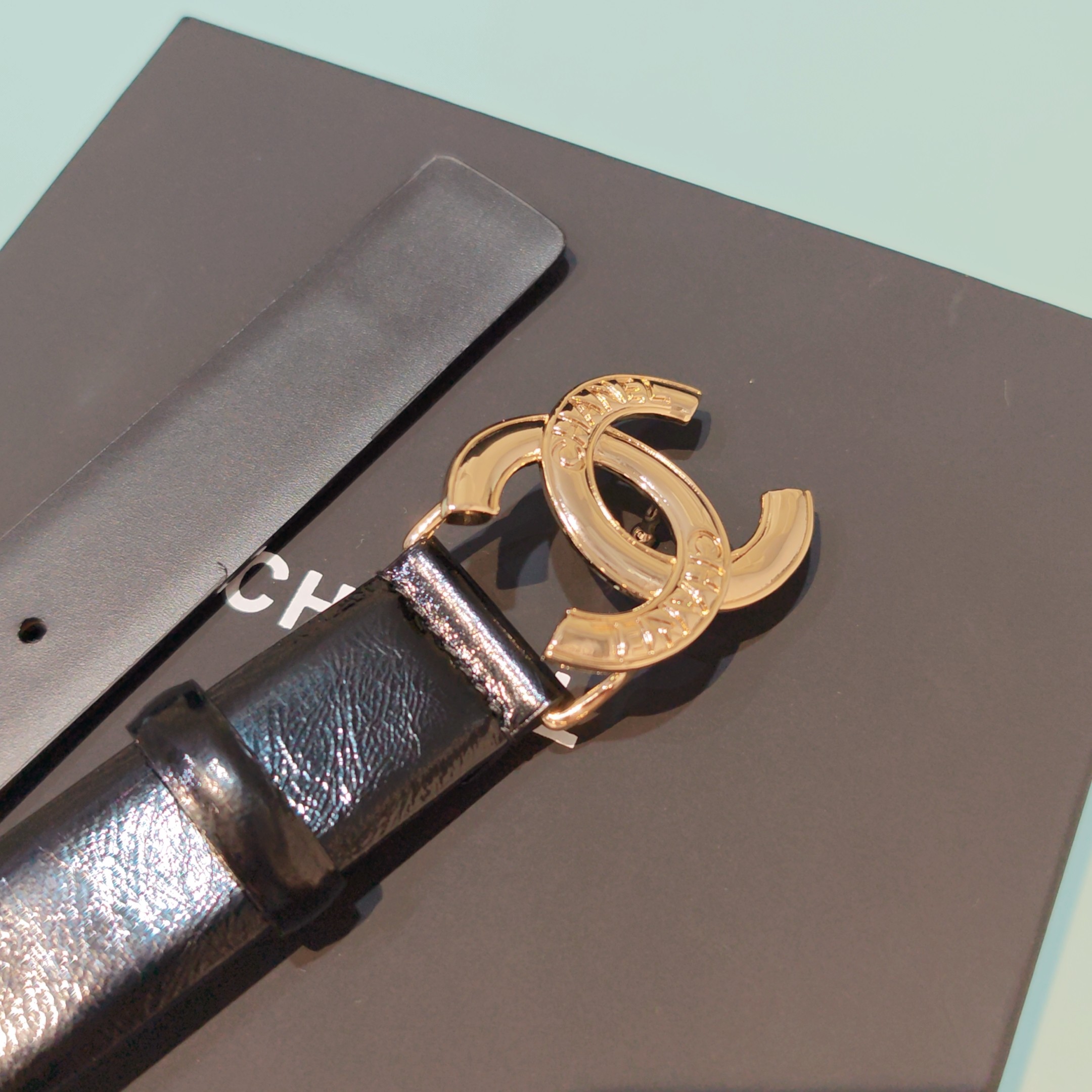 💥💥💥3.0cm香奈儿腰带，双面头层进口牛皮，长度：75.80.85.90.95.100欧，铜五金扣原版