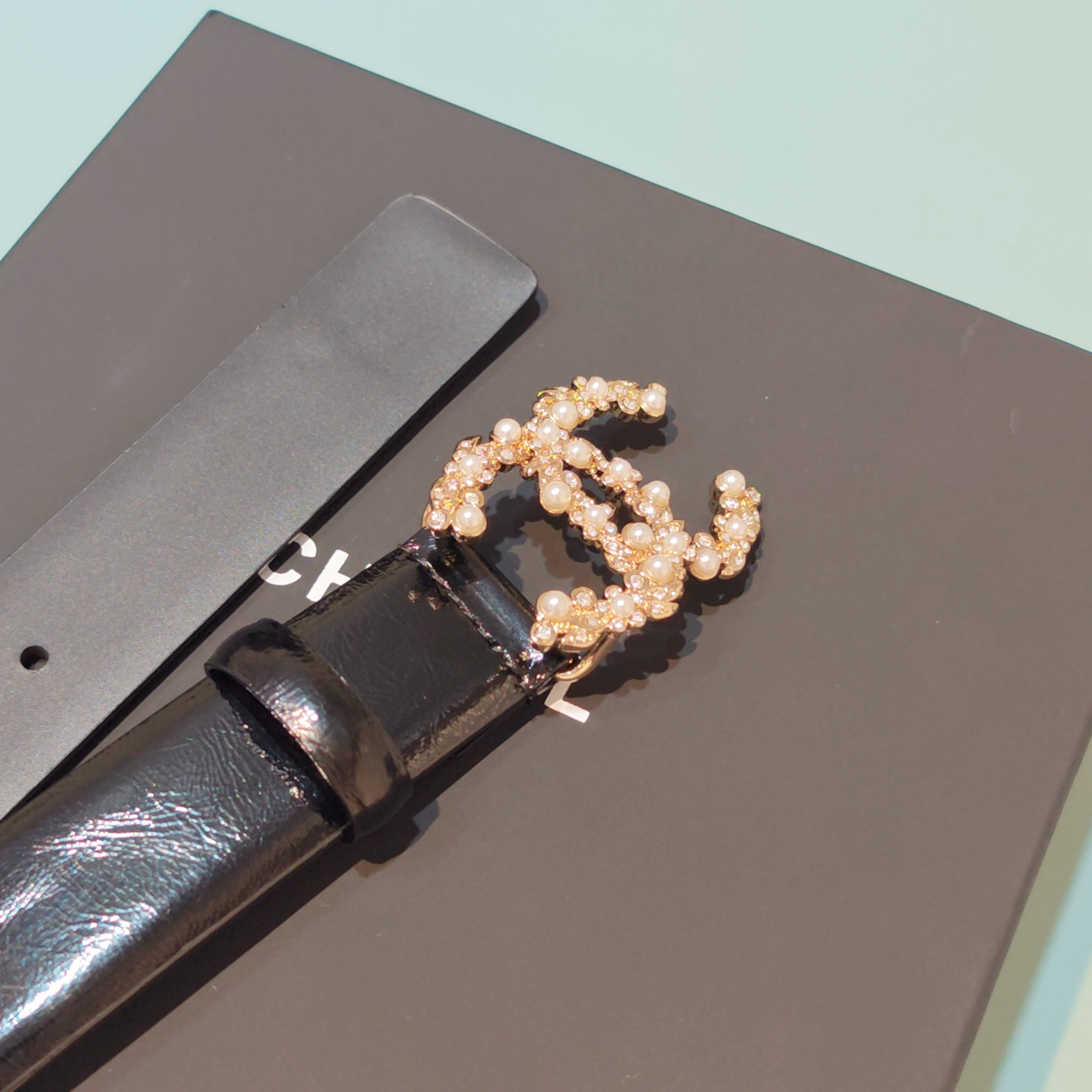 💥💥💥2.5cm香奈儿腰带，双面头层进口牛皮，长度：75.80.85.90.95.100欧，铜五金扣原版