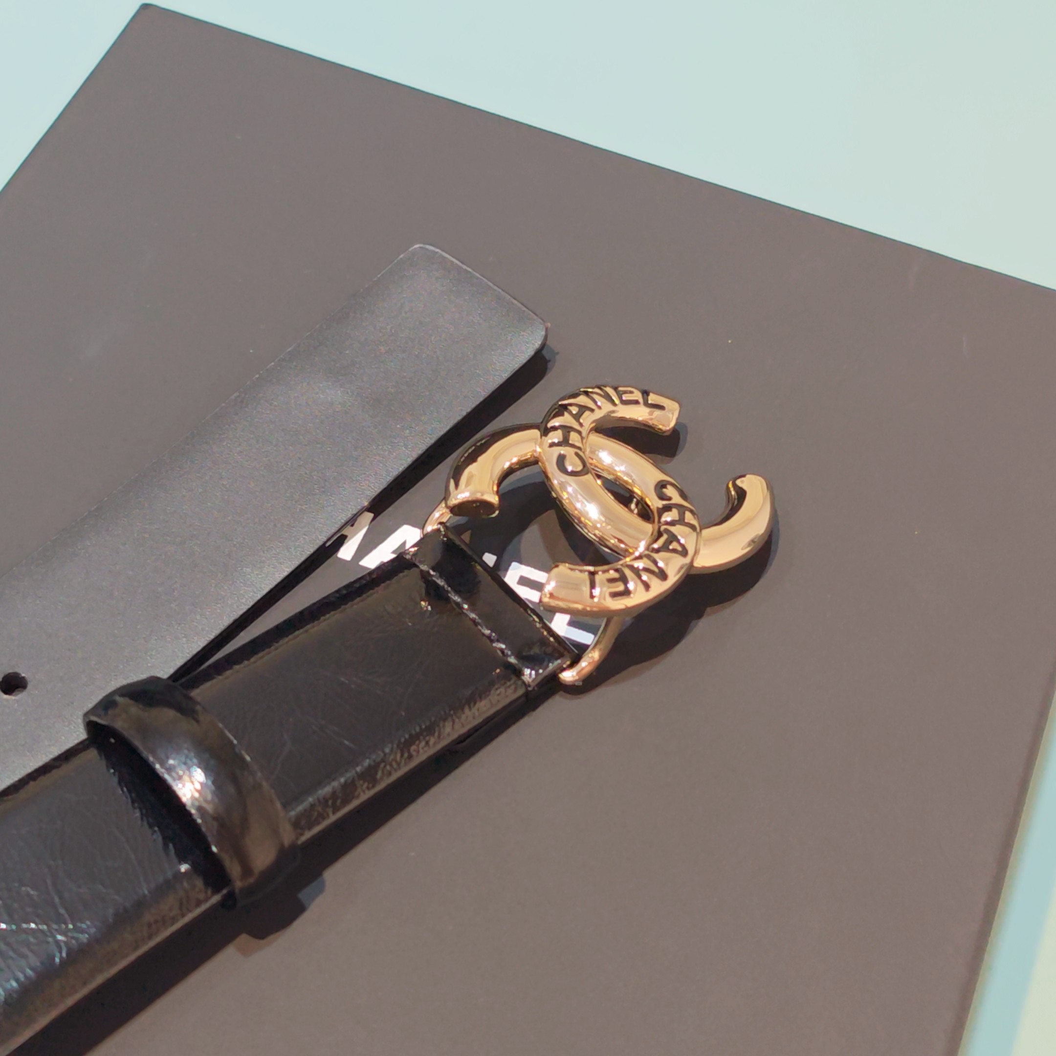 💥💥💥3.0cm香奈儿腰带，双面头层进口牛皮，长度：75.80.85.90.95.100欧，铜五金扣原版