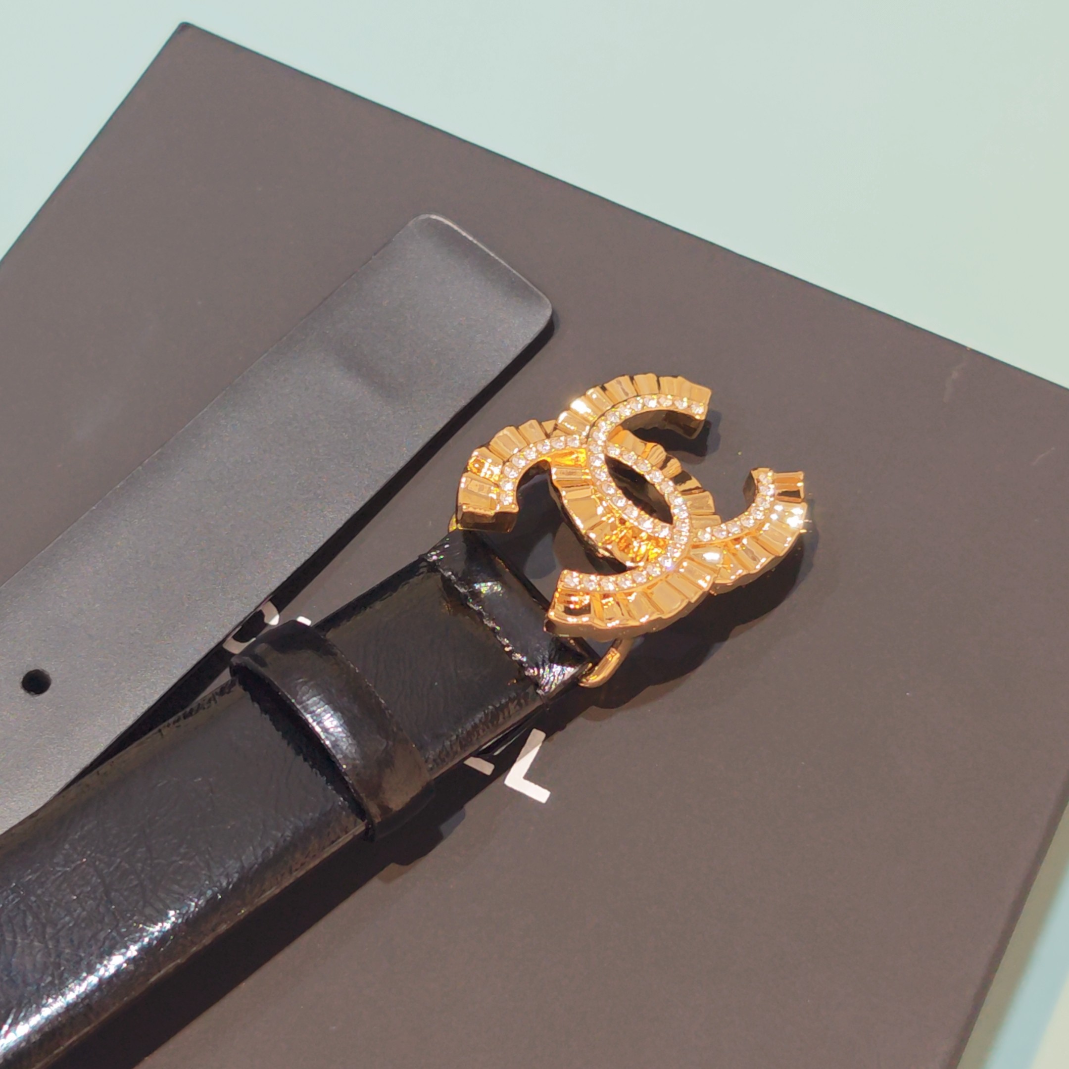 💥💥💥3.0cm香奈儿腰带，双面头层进口牛皮，长度：75.80.85.90.95.100欧，铜五金扣原版