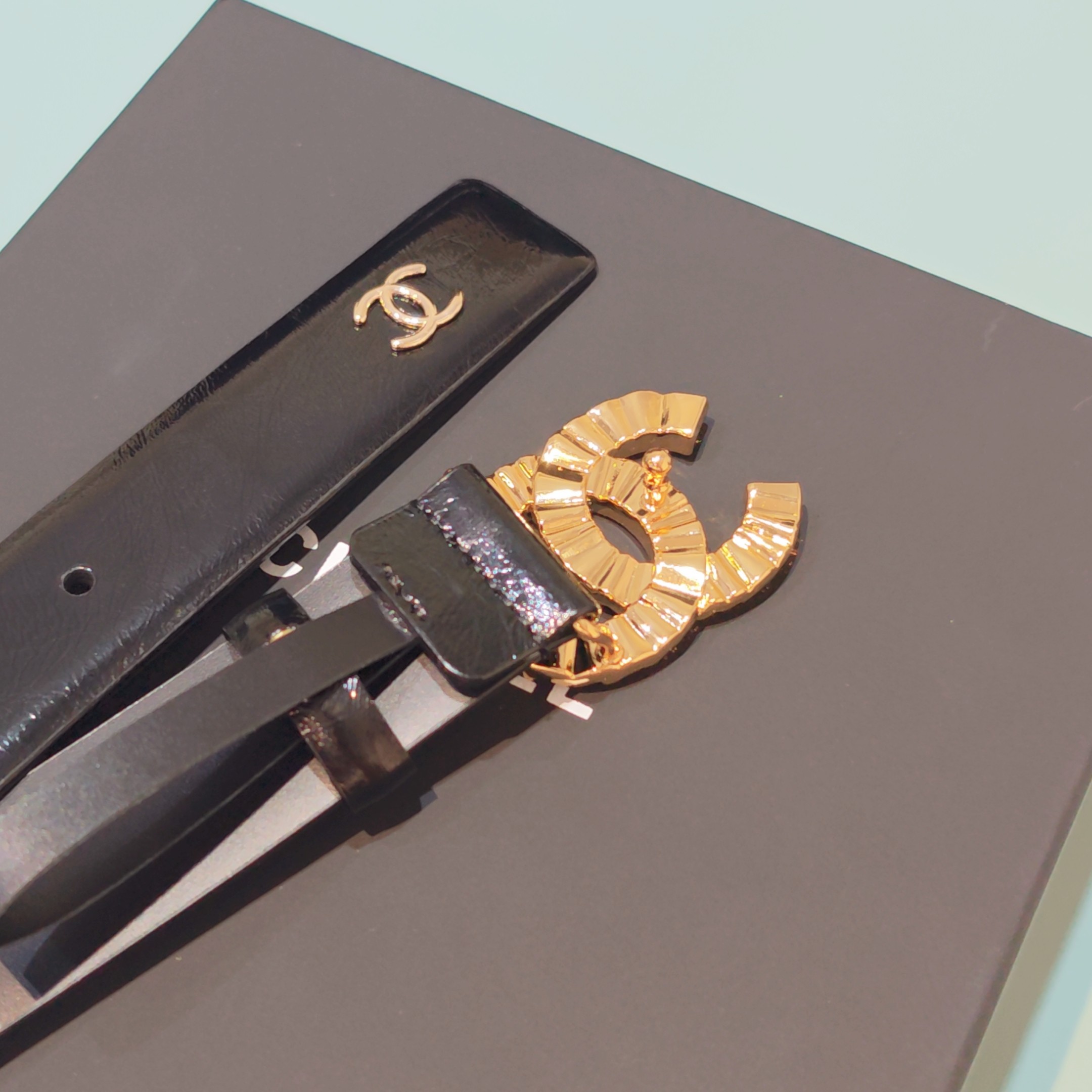 💥💥💥3.0cm香奈儿腰带，双面头层进口牛皮，长度：75.80.85.90.95.100欧，铜五金扣原版