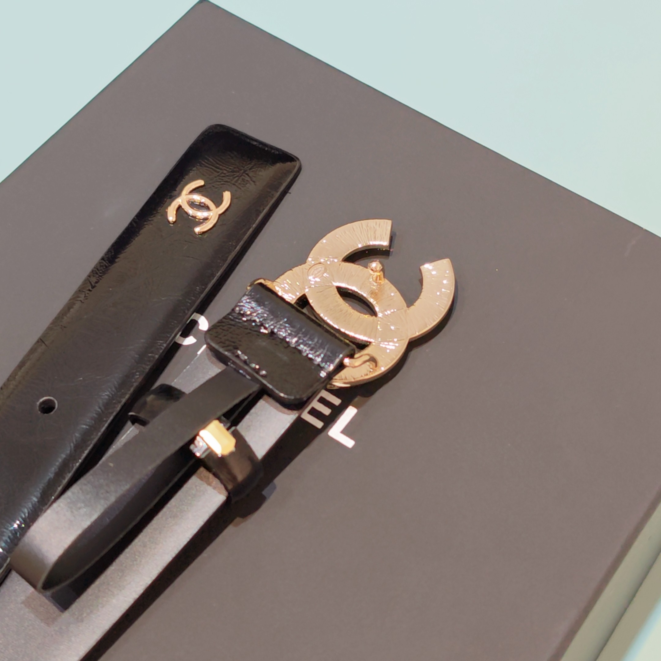 💥💥💥2.5cm香奈儿腰带，双面头层进口牛皮，长度：75.80.85.90.95.100欧，铜五金扣原版