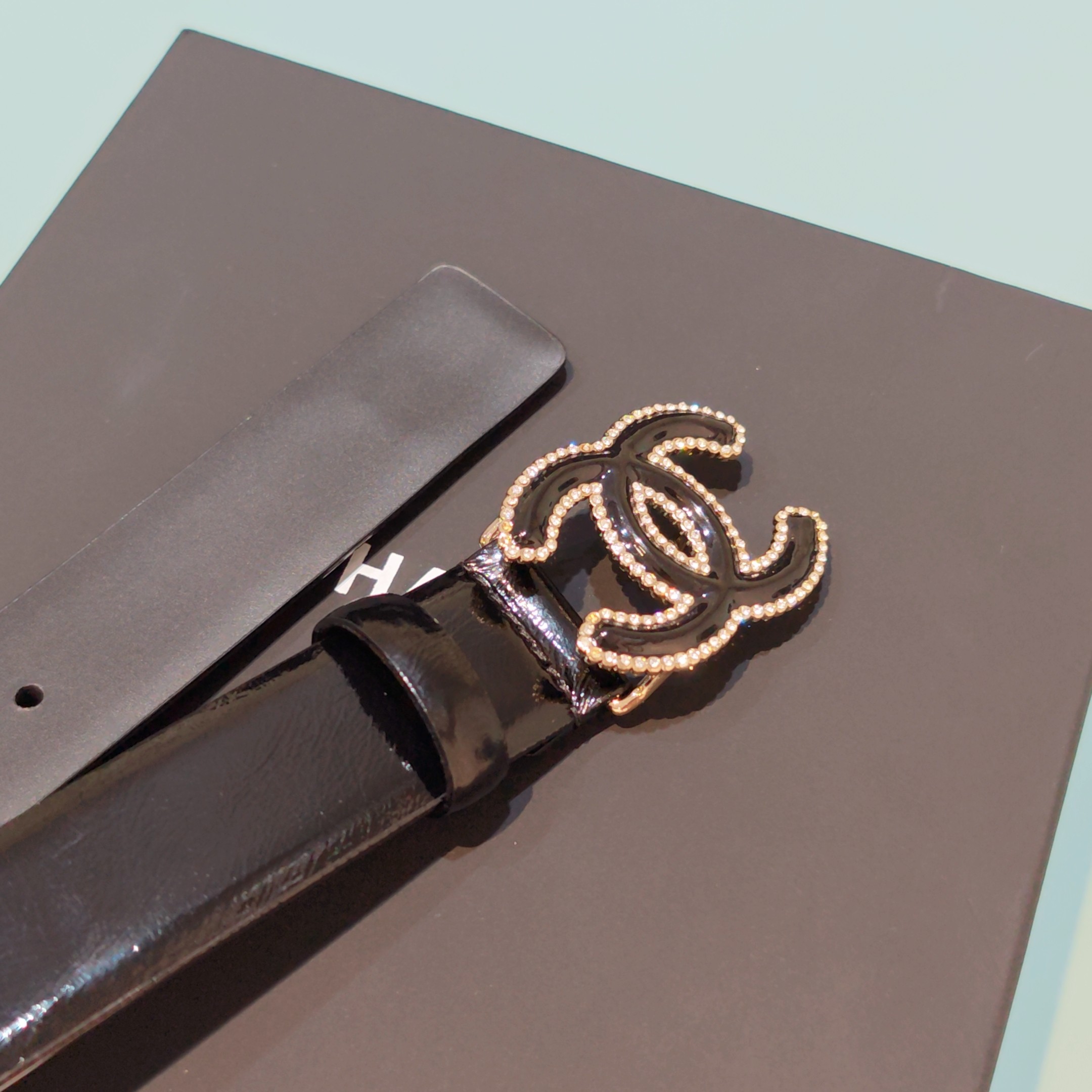 💥💥💥3.0cm香奈儿腰带，双面头层进口牛皮，长度：75.80.85.90.95.100欧，铜五金扣原版