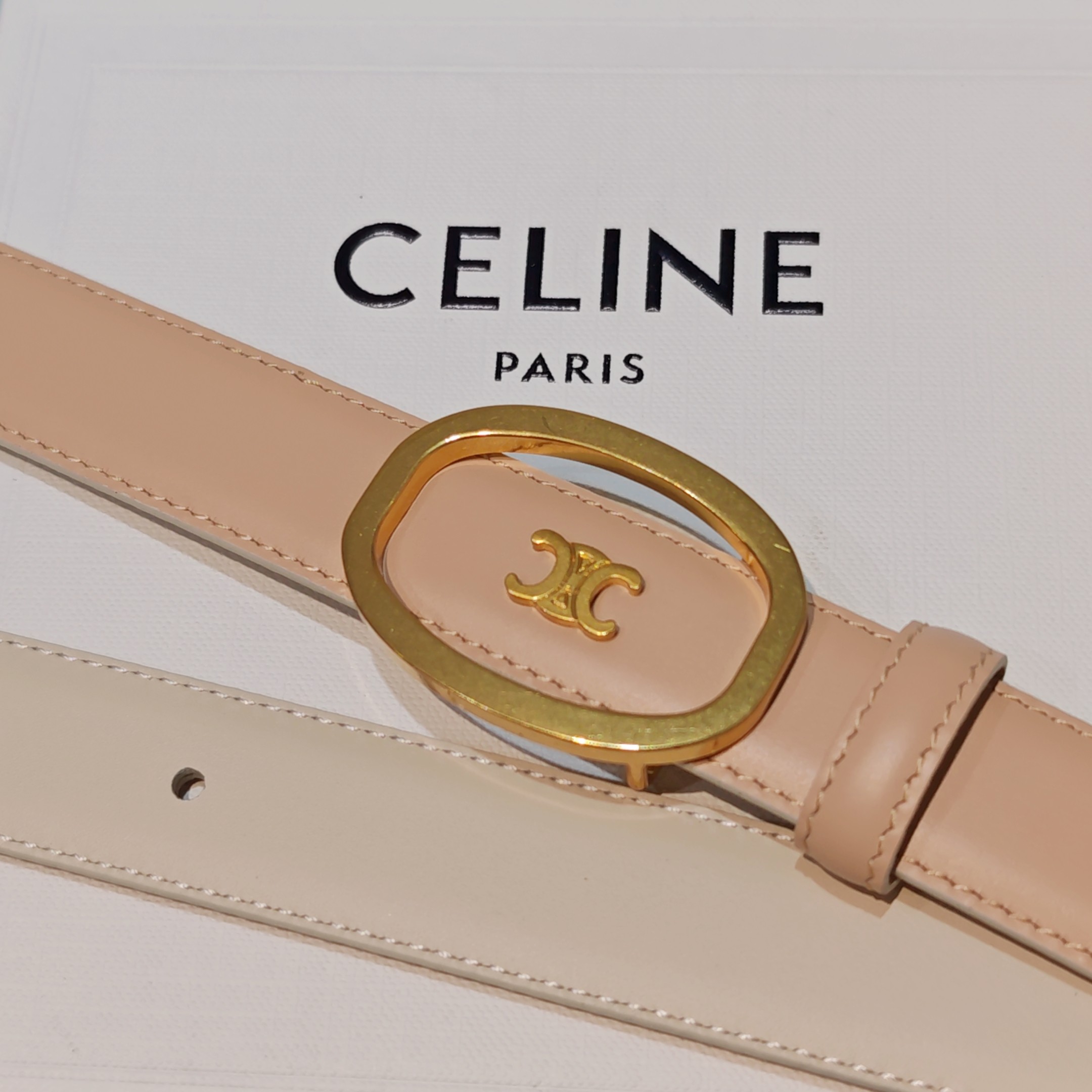 💥💥💥2.5cm赛琳腰带，双面头层牛皮，长度：75.80.85.90.95.100.欧，铜五金扣原版开模