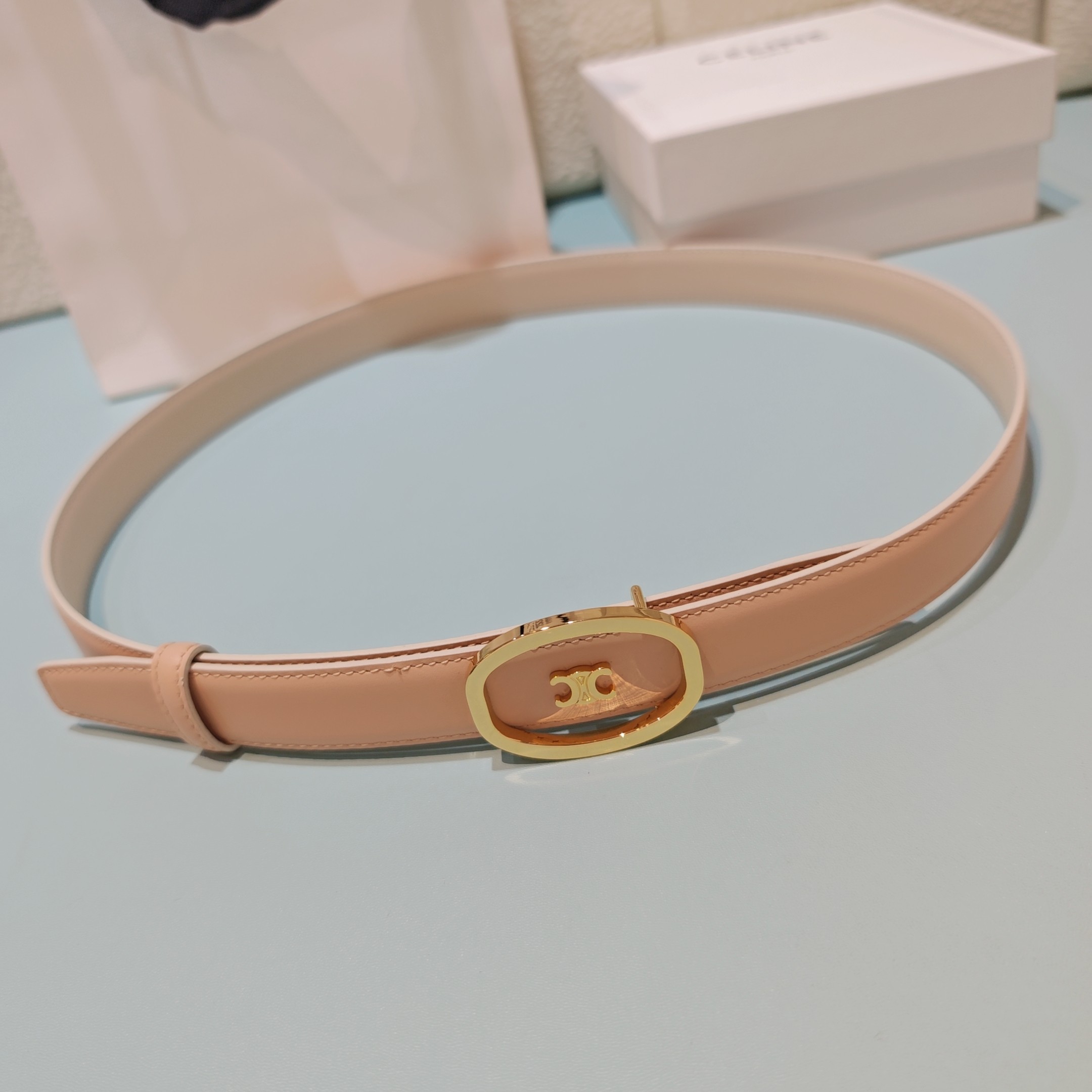 💥💥💥2.5cm赛琳腰带，双面头层牛皮，长度：75.80.85.90.95.100.欧，铜五金扣原版开模