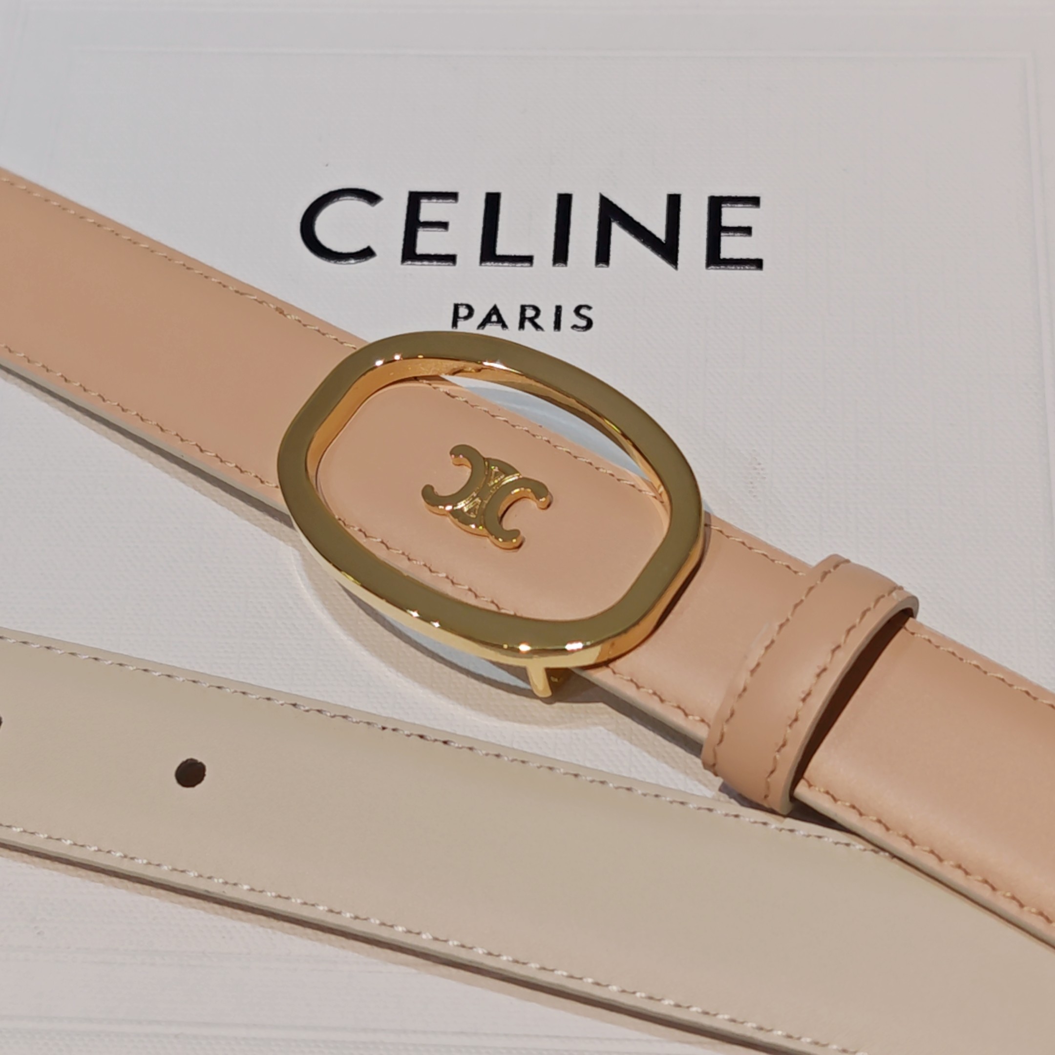 💥💥💥2.5cm赛琳腰带，双面头层牛皮，长度：75.80.85.90.95.100.欧，铜五金扣原版开模