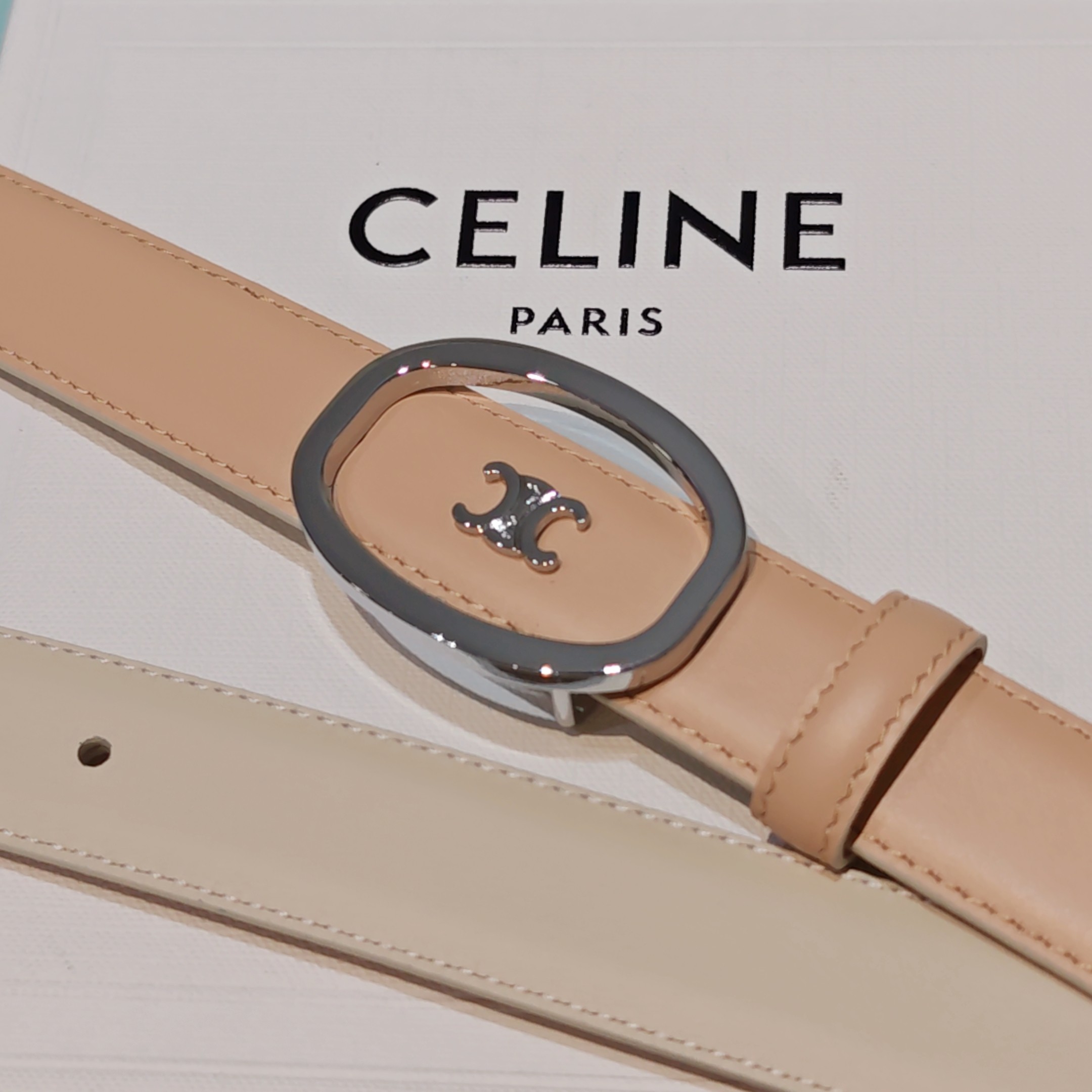 💥💥💥2.5cm赛琳腰带，双面头层牛皮，长度：75.80.85.90.95.100.欧，铜五金扣原版开模