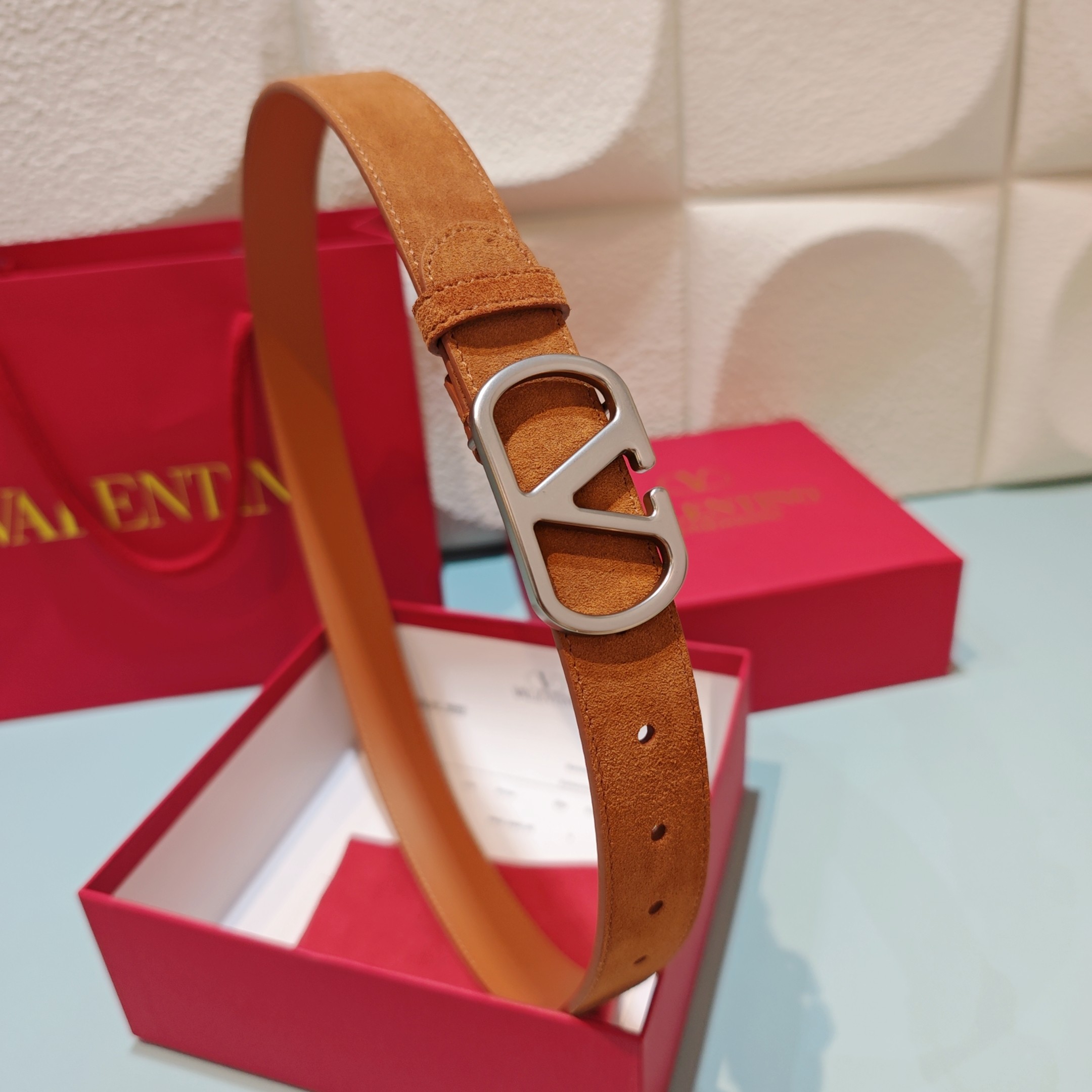 💥💥💥3.0cm 华伦天奴 腰带，双面头层牛皮，长度：75.80.85.90.95.100.105欧，铜