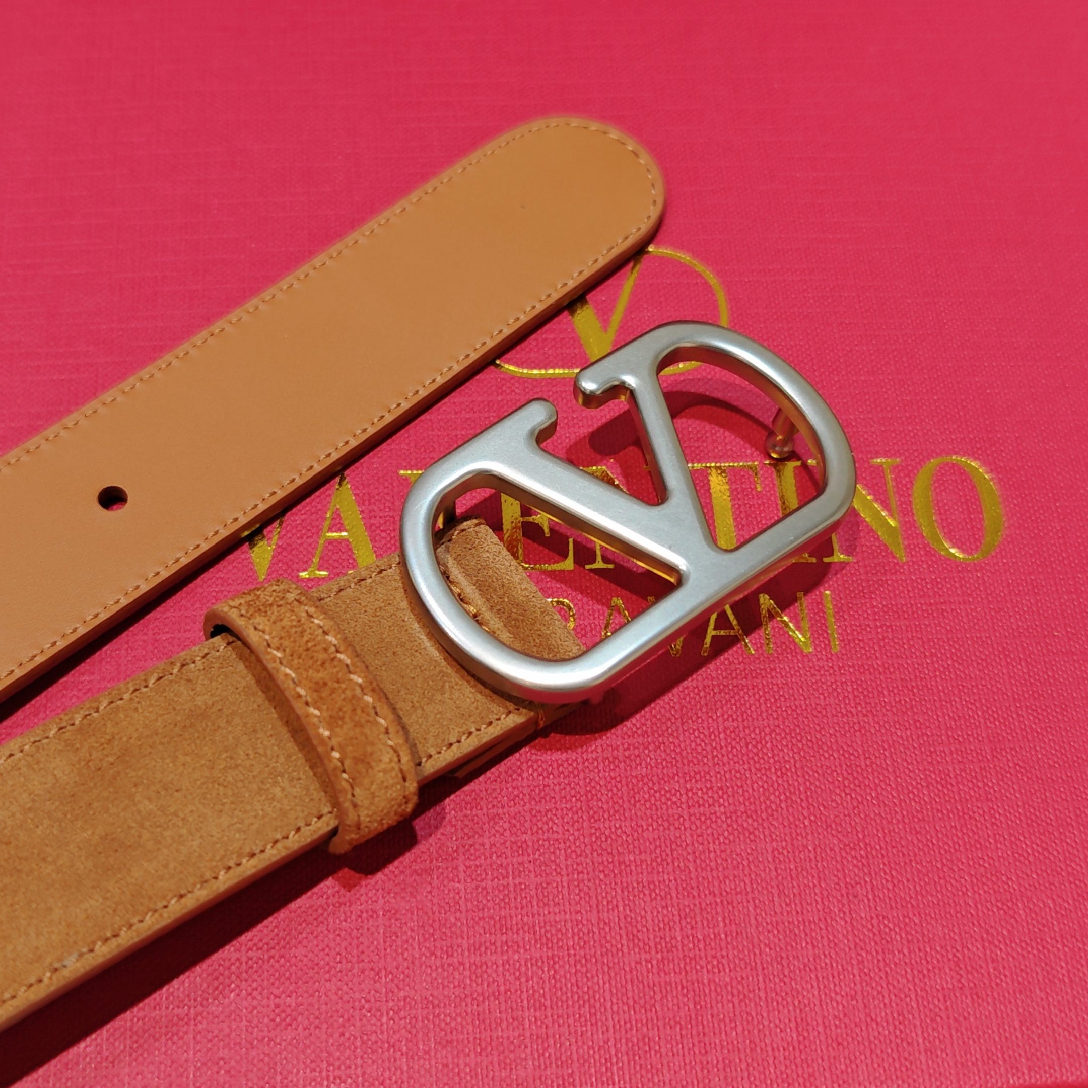 💥💥💥3.0cm 华伦天奴 腰带，双面头层牛皮，长度：75.80.85.90.95.100.105欧，铜