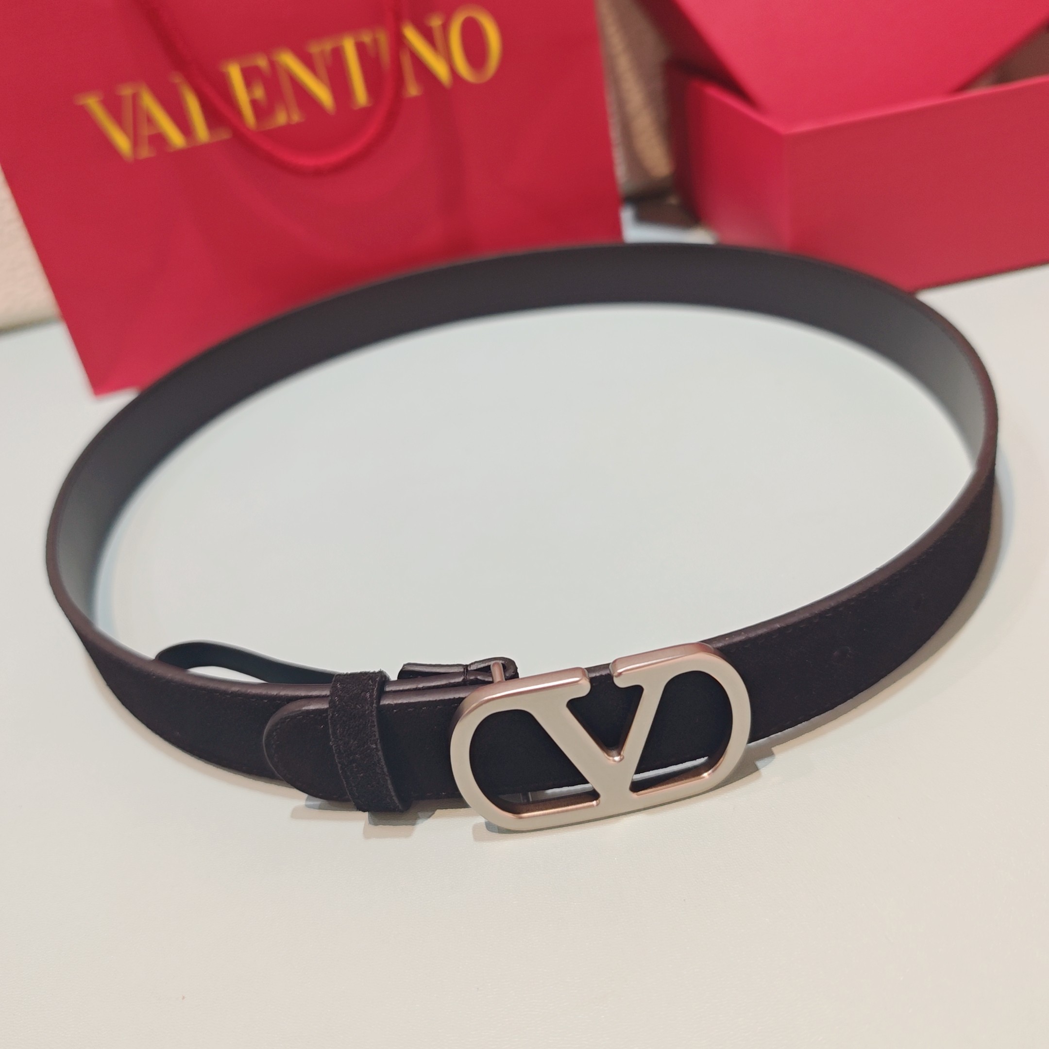 💥💥💥3.0cm 华伦天奴 腰带，双面头层牛皮，长度：75.80.85.90.95.100.105欧，铜