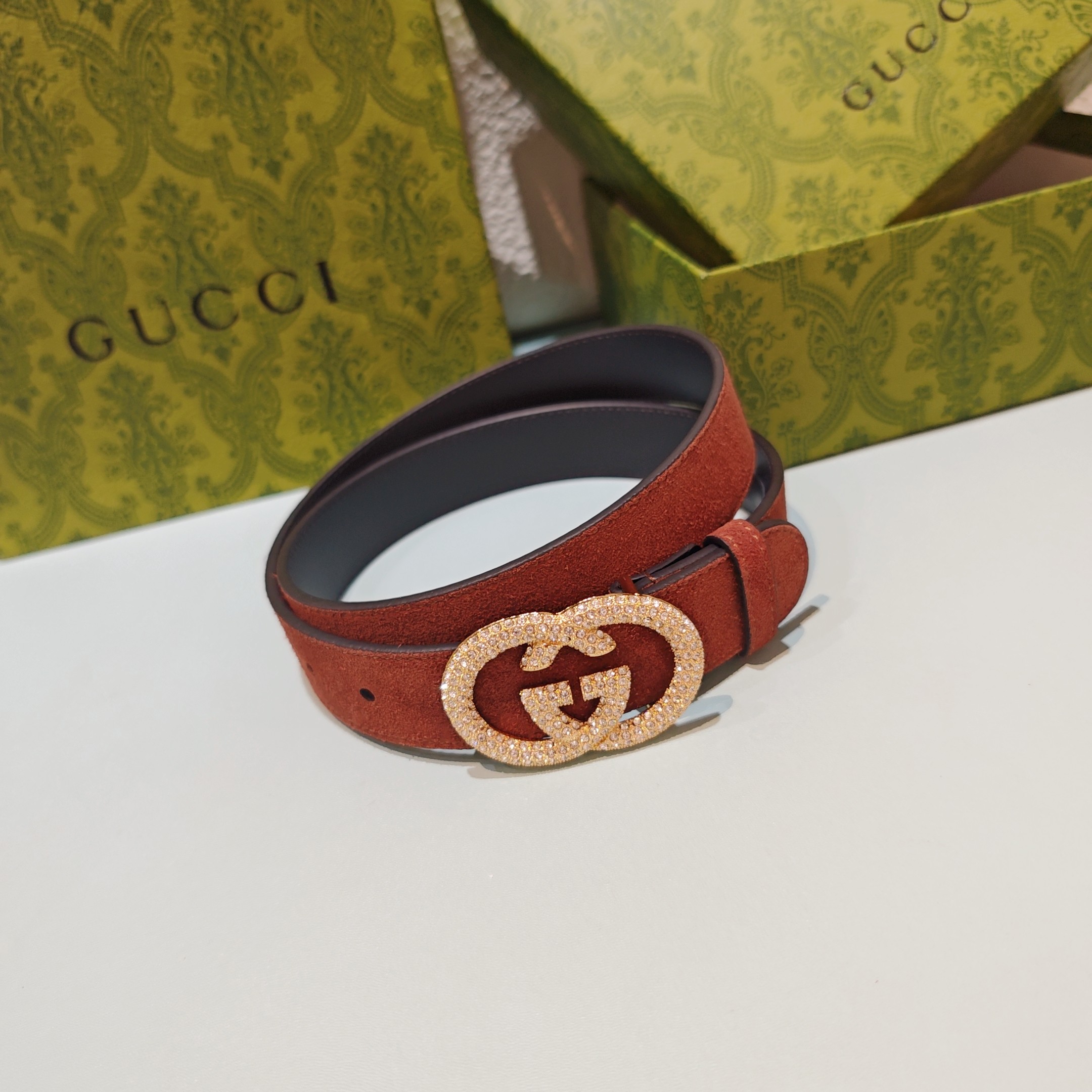 💥💥💥3.0cm 古驰 腰带，双面头层牛皮，长度：75.80.85.90.95.100.105欧，铜五金