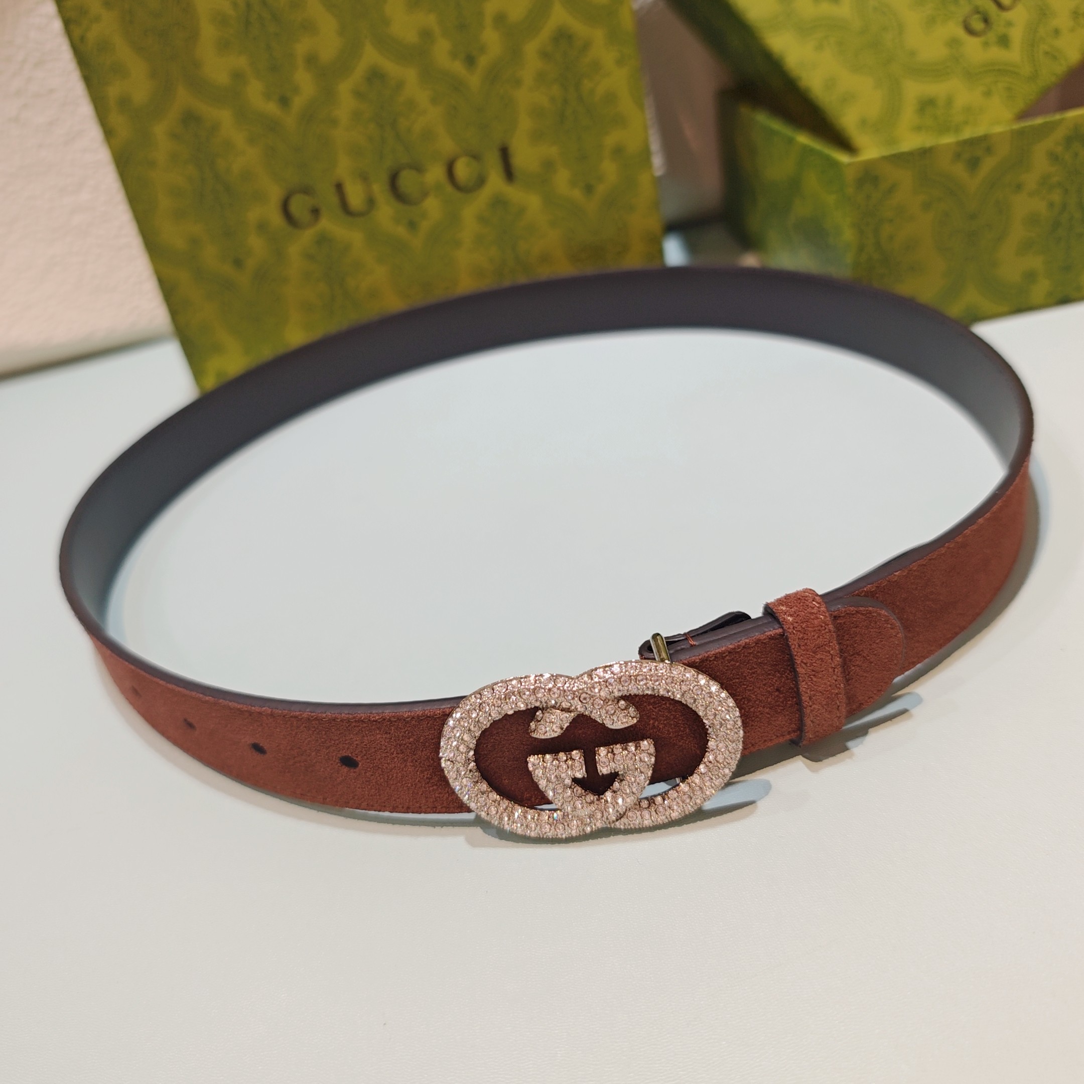 💥💥💥3.0cm 古驰 腰带，双面头层牛皮，长度：75.80.85.90.95.100.105欧，铜五金