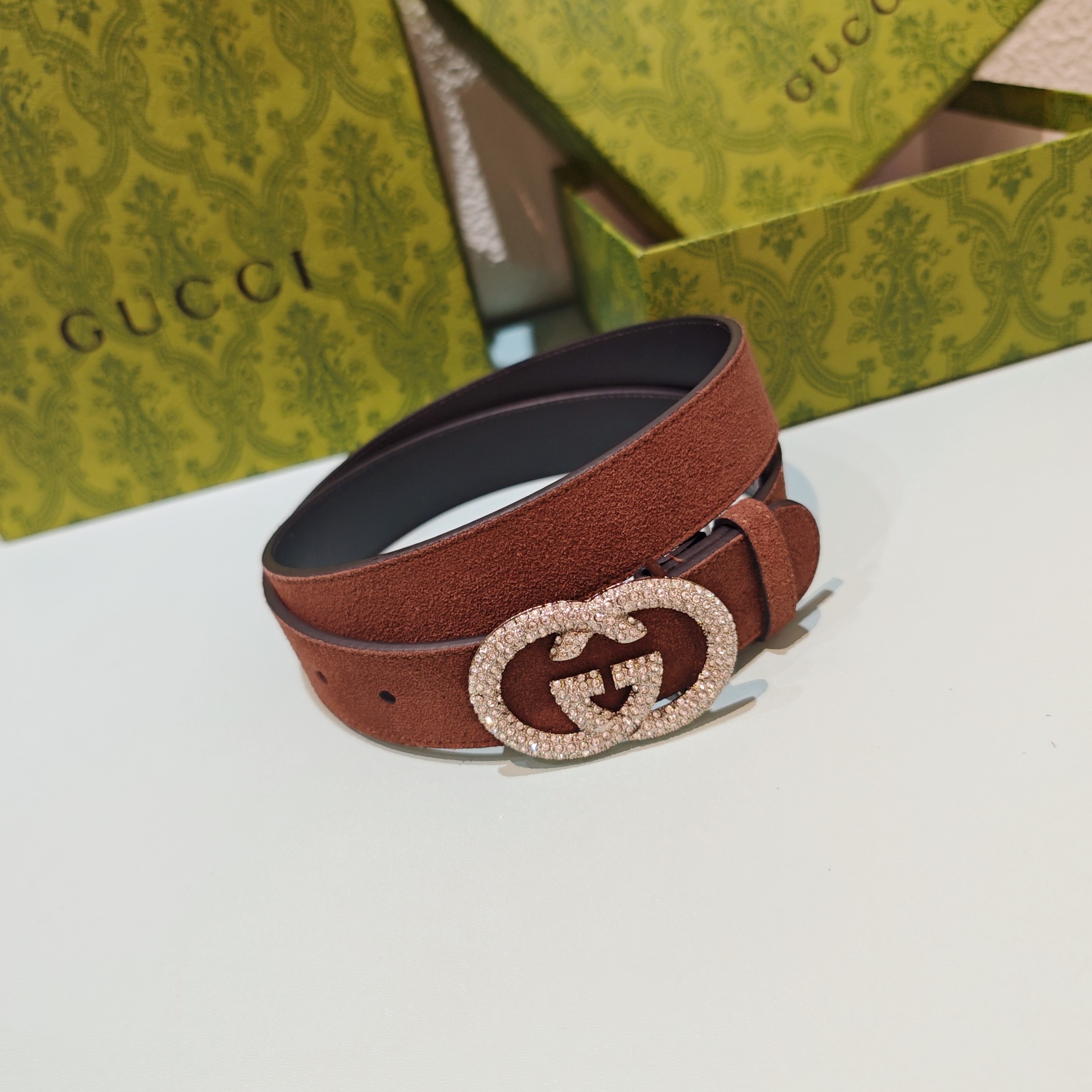 💥💥💥3.0cm 古驰 腰带，双面头层牛皮，长度：75.80.85.90.95.100.105欧，铜五金