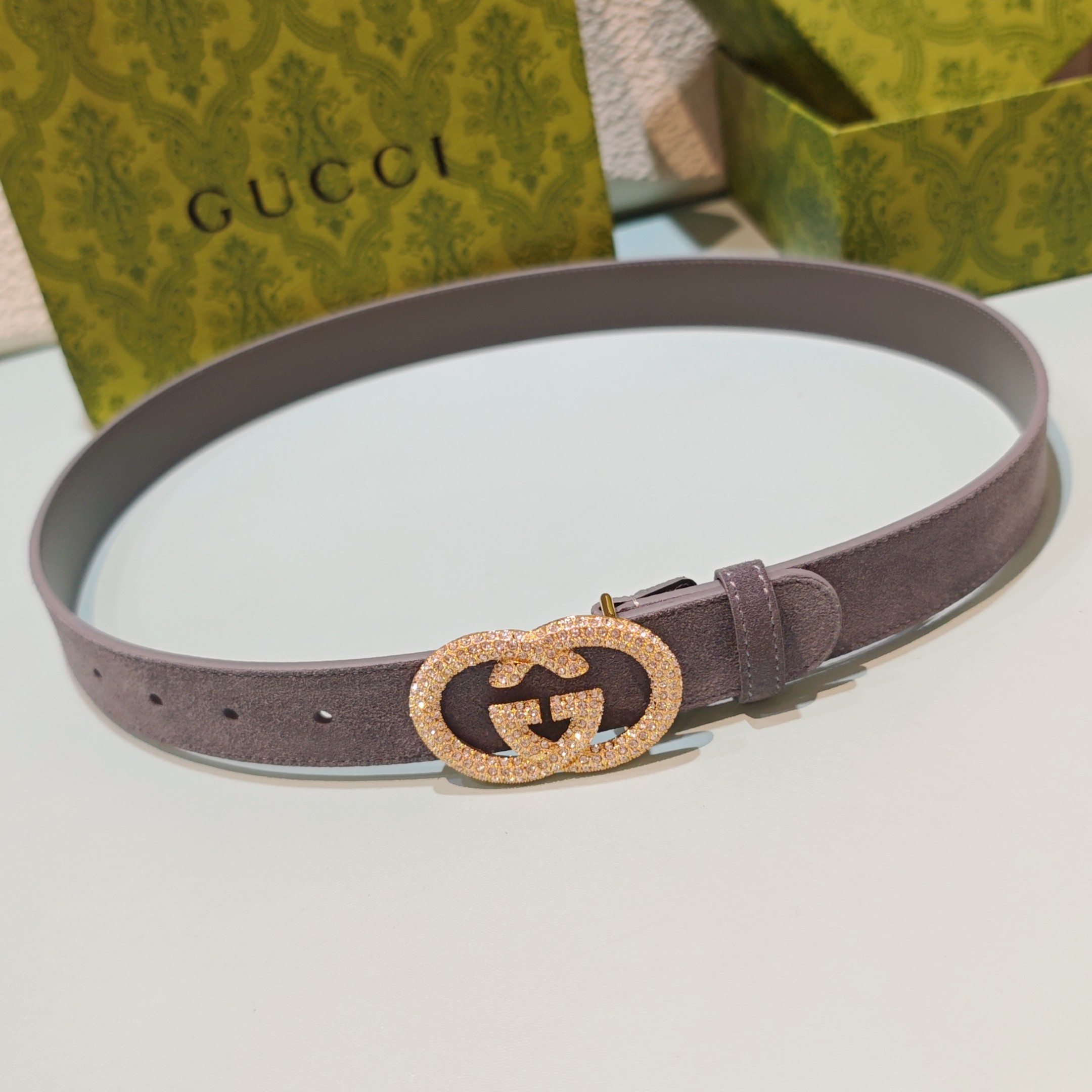 💥💥💥3.0cm 古驰 腰带，双面头层牛皮，长度：75.80.85.90.95.100.105欧，铜五金