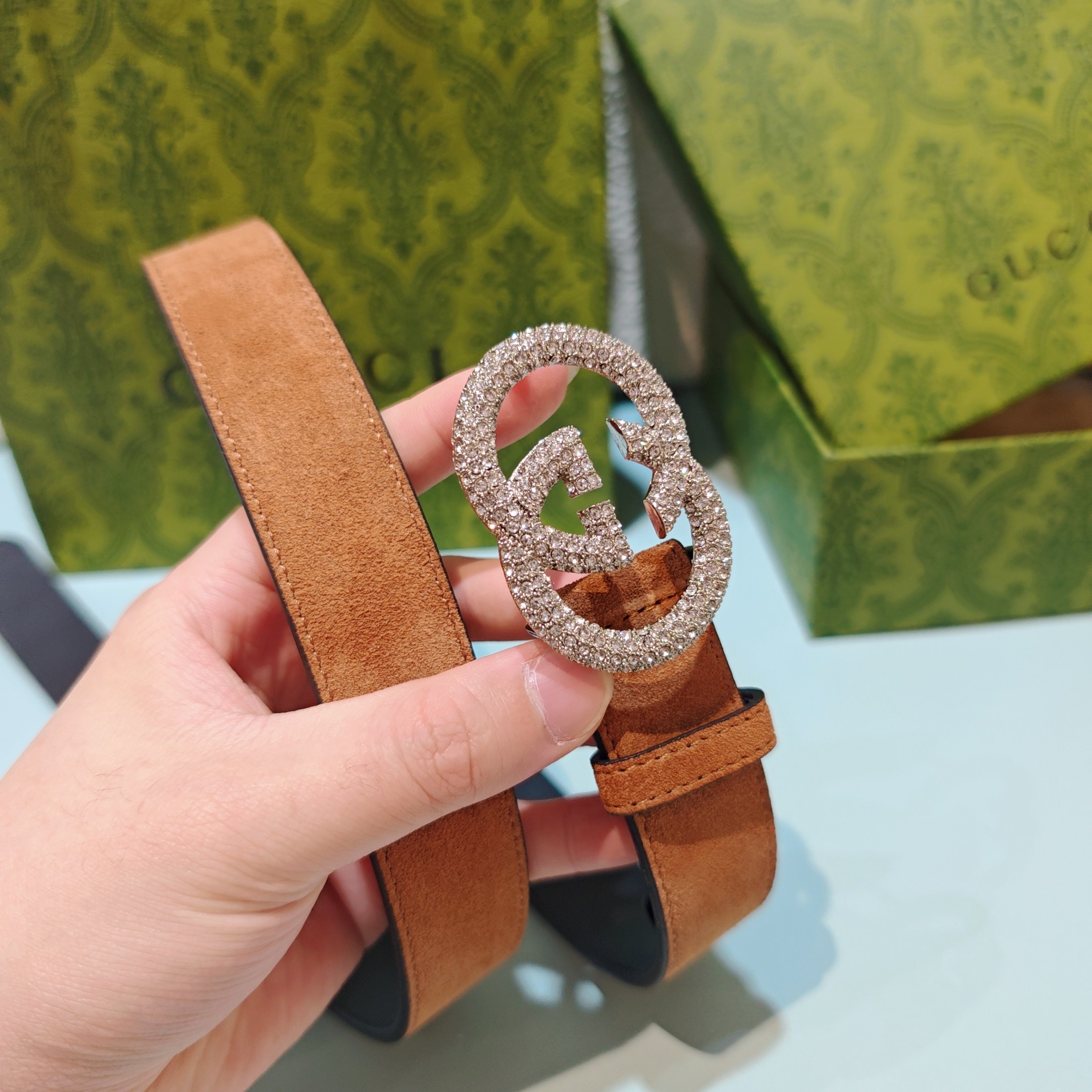 💥💥💥3.0cm 古驰 腰带，双面头层牛皮，长度：75.80.85.90.95.100.105欧，铜五金