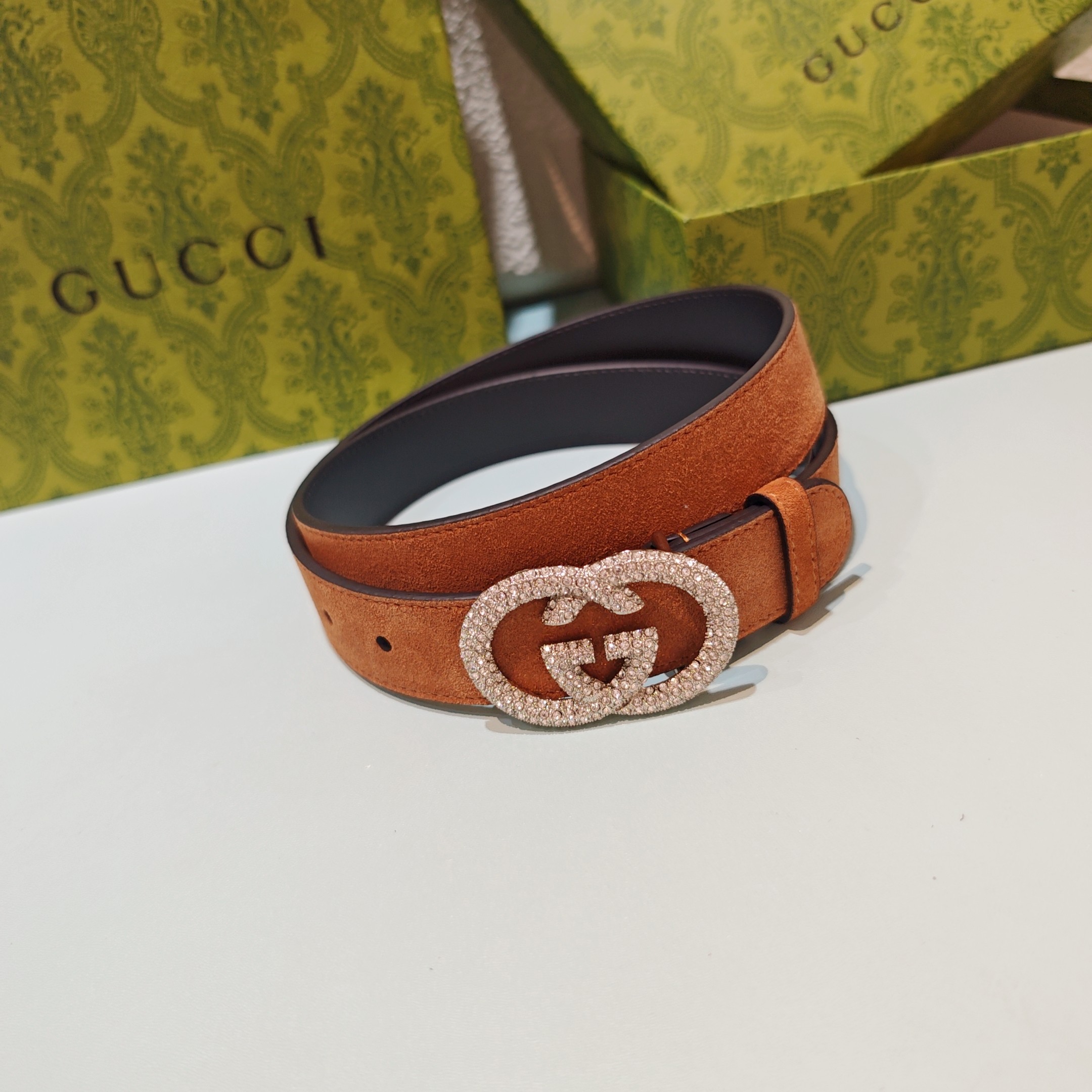 💥💥💥3.0cm 古驰 腰带，双面头层牛皮，长度：75.80.85.90.95.100.105欧，铜五金