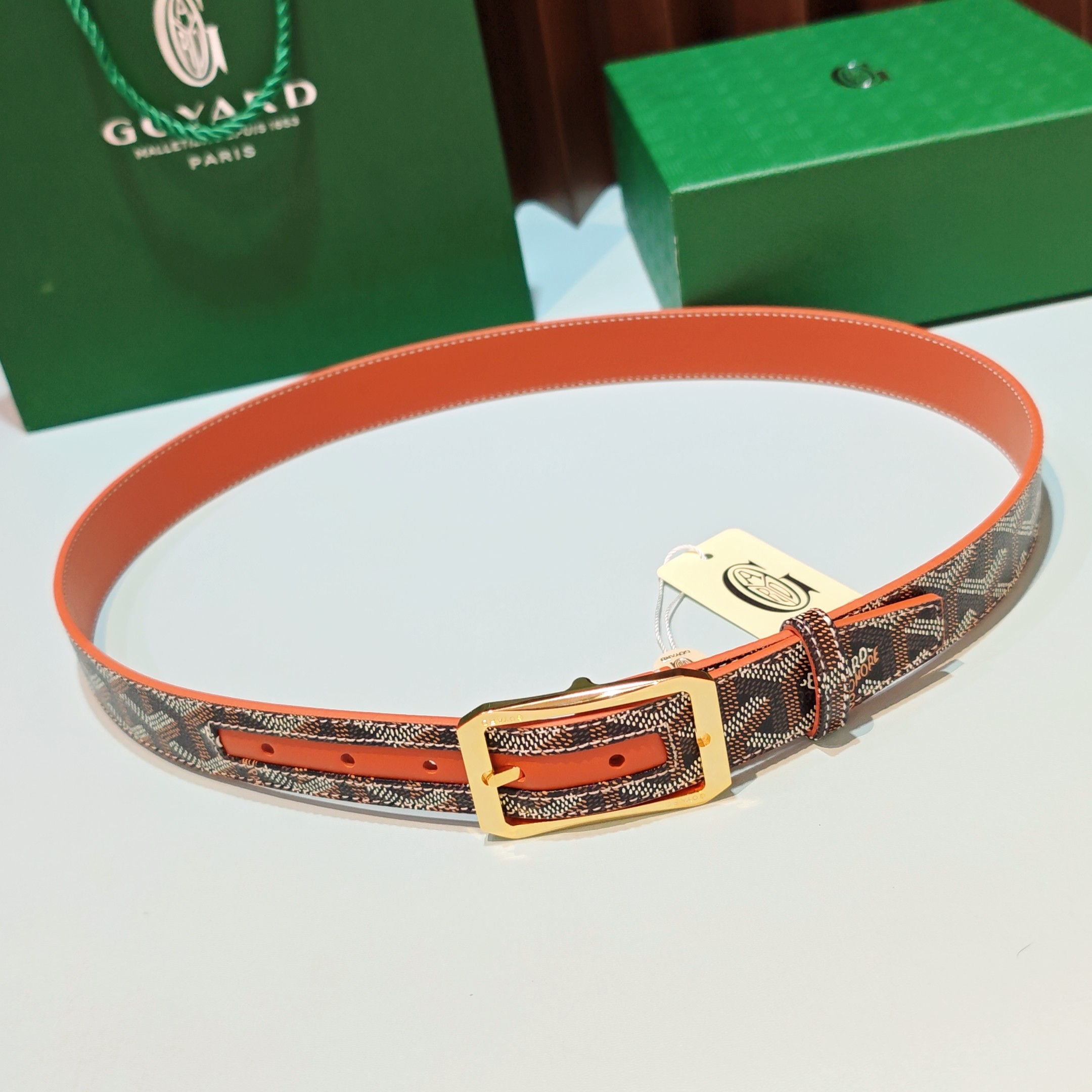 💥💥💥Goyard戈雅，宽度3.0cm，长度:75.80.85.90.95.100.欧，带身采用进口头层