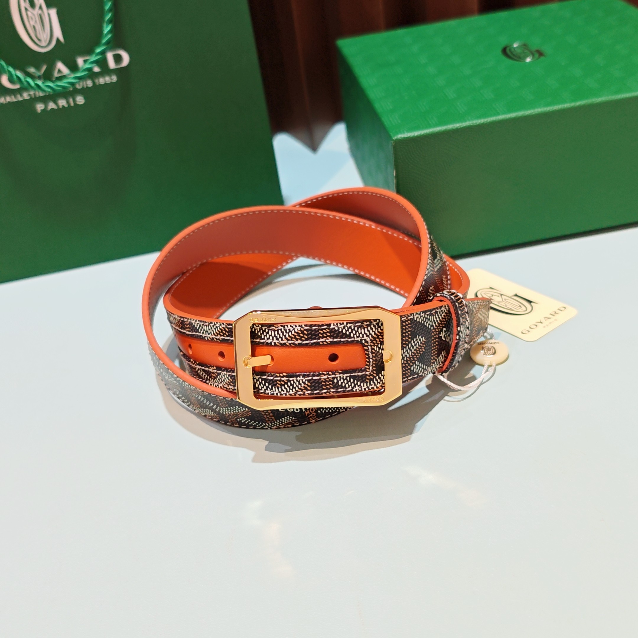 💥💥💥Goyard戈雅，宽度3.0cm，长度:75.80.85.90.95.100.欧，带身采用进口头层