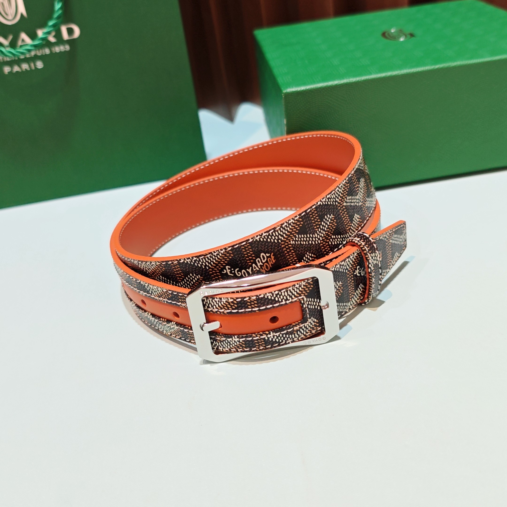 💥💥💥Goyard戈雅，宽度3.0cm，长度:75.80.85.90.95.100.欧，带身采用进口头层