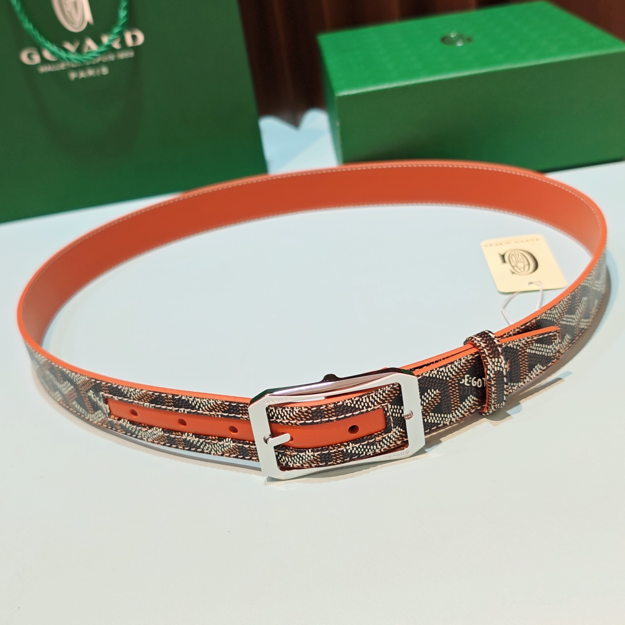 💥💥💥Goyard戈雅，宽度3.0cm，长度:75.80.85.90.95.100.欧，带身采用进口头层