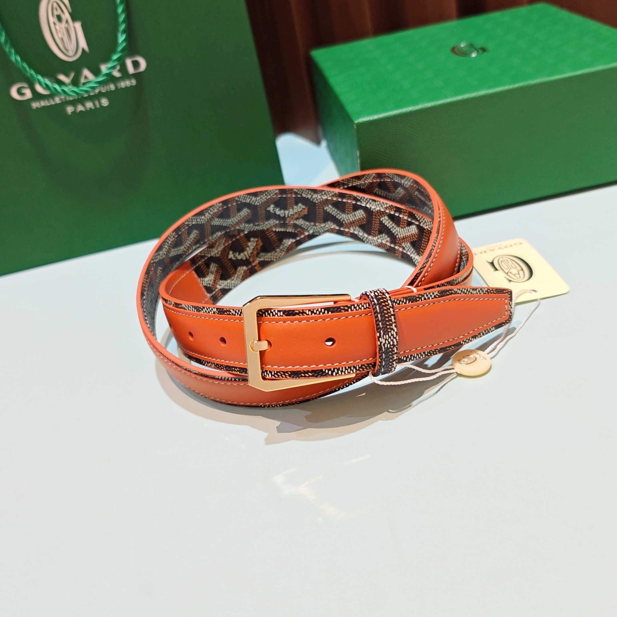 💥💥💥Goyard戈雅，宽度3.0cm，长度:75.80.85.90.95.100.欧，带身采用进口头层