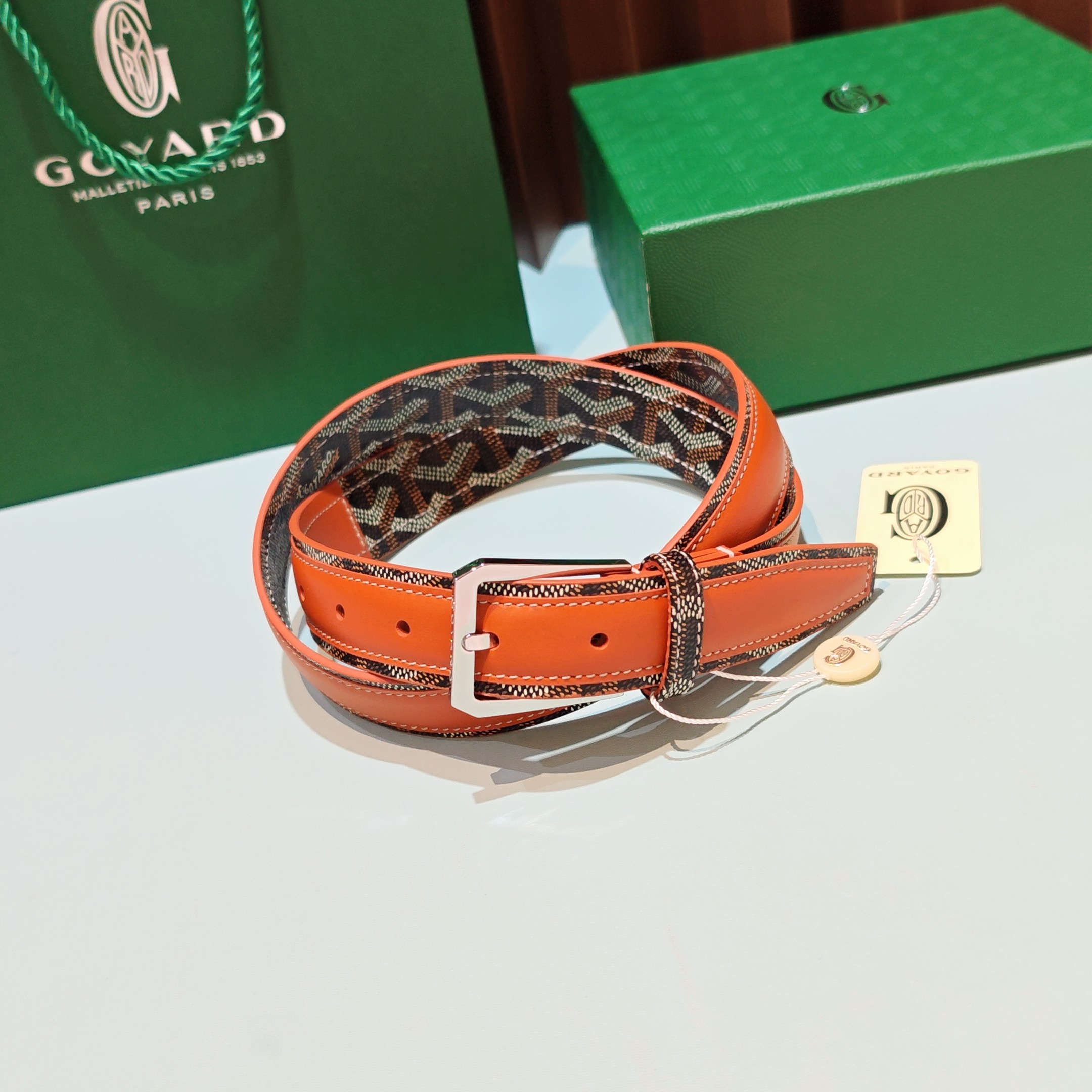 💥💥💥Goyard戈雅，宽度3.0cm，长度:75.80.85.90.95.100.欧，带身采用进口头层