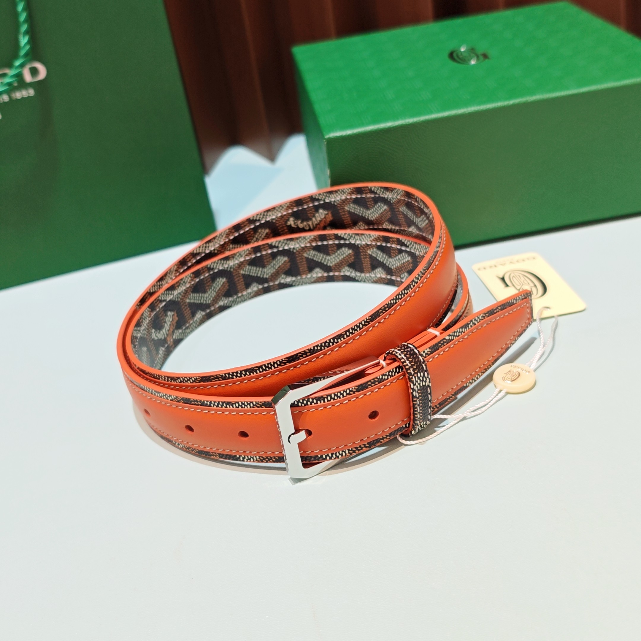 💥💥💥Goyard戈雅，宽度3.0cm，长度:75.80.85.90.95.100.欧，带身采用进口头层