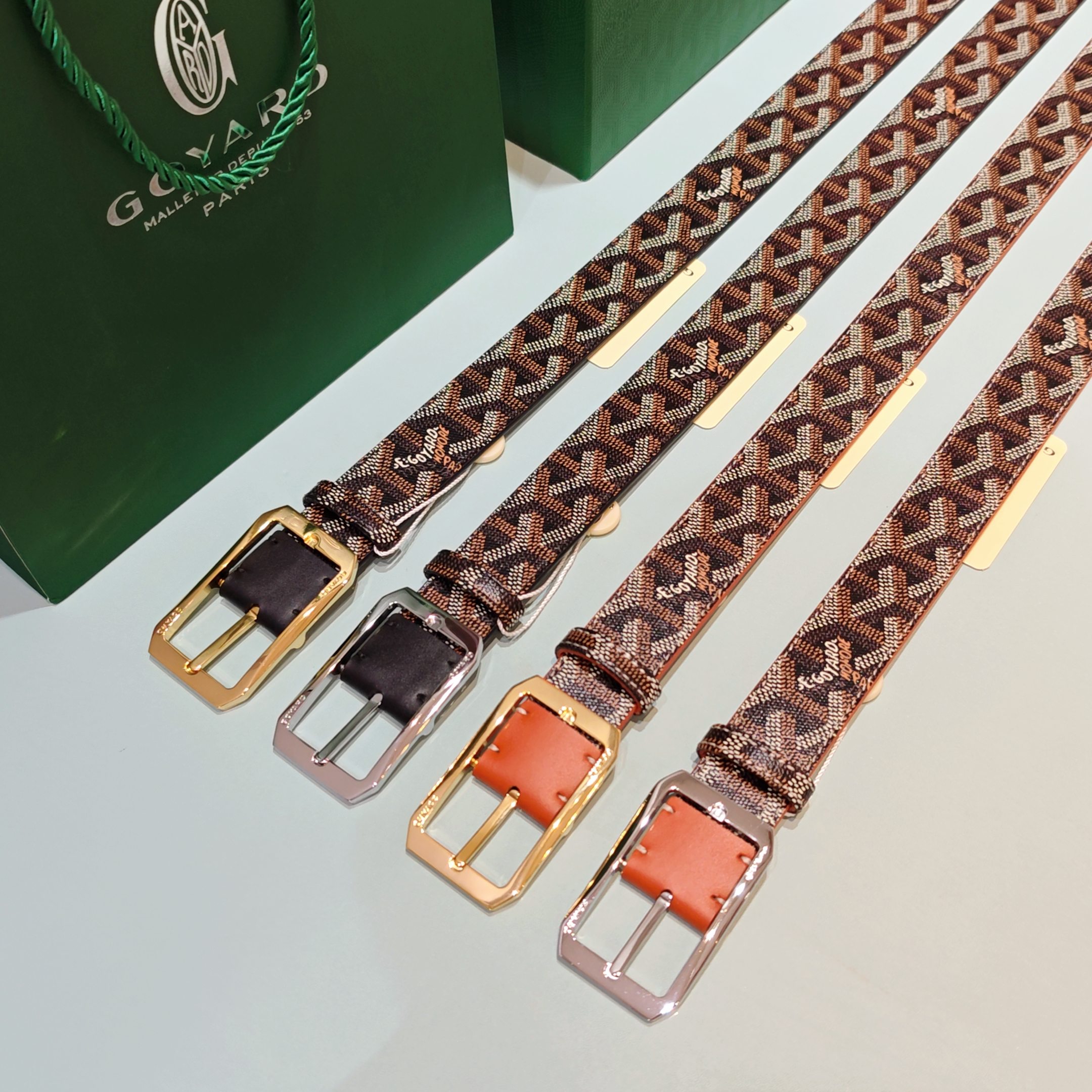 💥💥💥Goyard戈雅，宽度3.0cm，长度:75.80.85.90.95.100.欧，带身采用进口头层