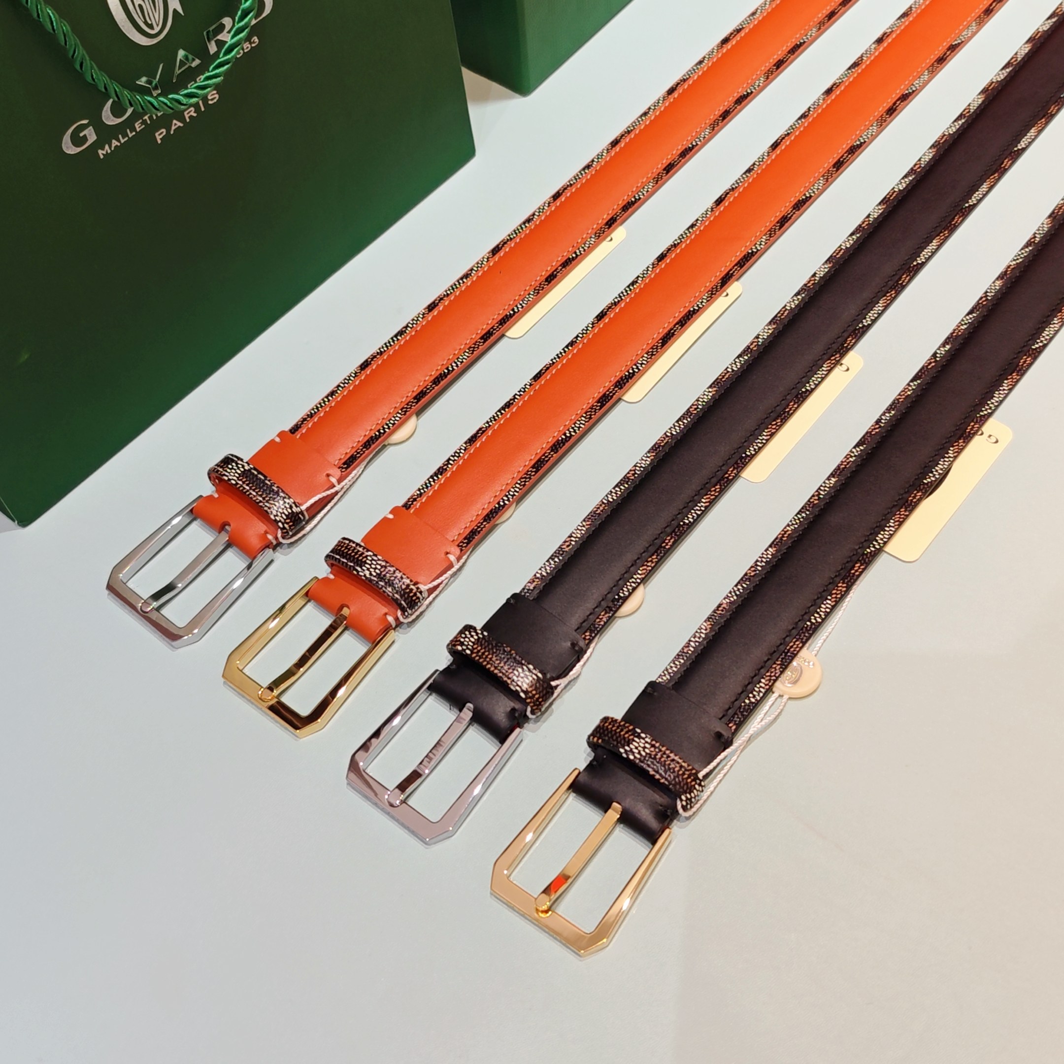 💥💥💥Goyard戈雅，宽度3.0cm，长度:75.80.85.90.95.100.欧，带身采用进口头层