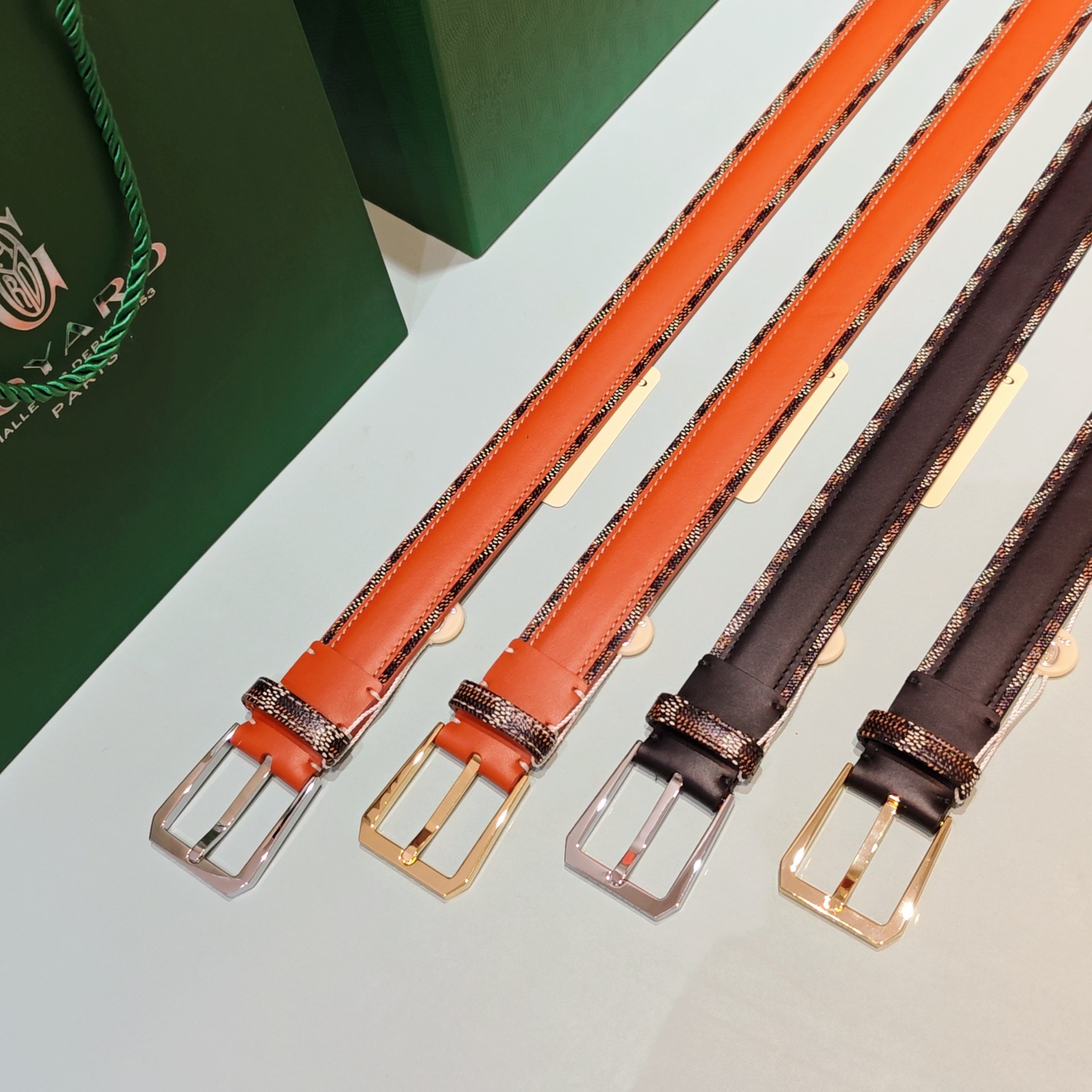 💥💥💥Goyard戈雅，宽度3.0cm，长度:75.80.85.90.95.100.欧，带身采用进口头层