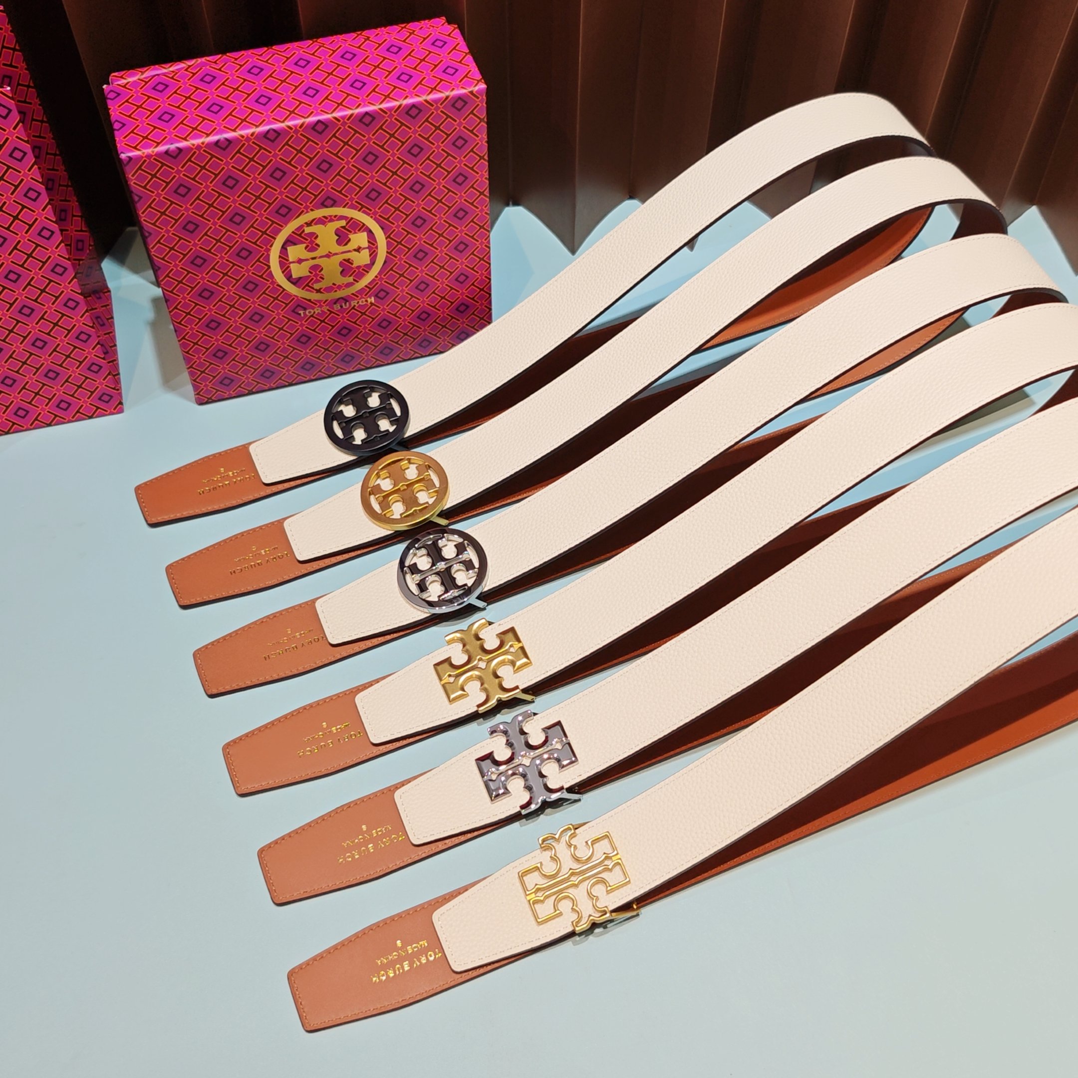 💥💥💥4.0cm托尼腰带，双面头层牛皮，长度：75.80.85.90.95.100.欧，铜五金扣原版开模