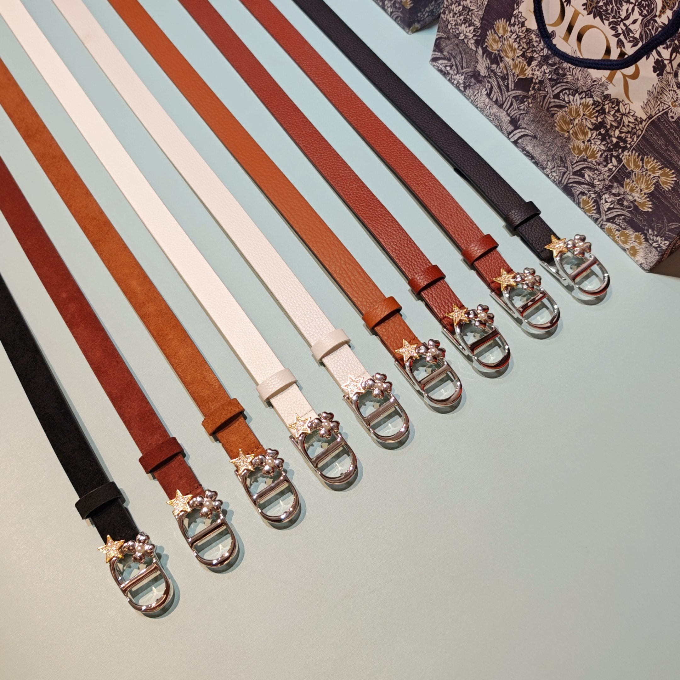 💥💥💥2.0cm迪奥腰带，双面头层牛皮，长度：75.80.85.90.95.100.欧，铜五金扣原版开模