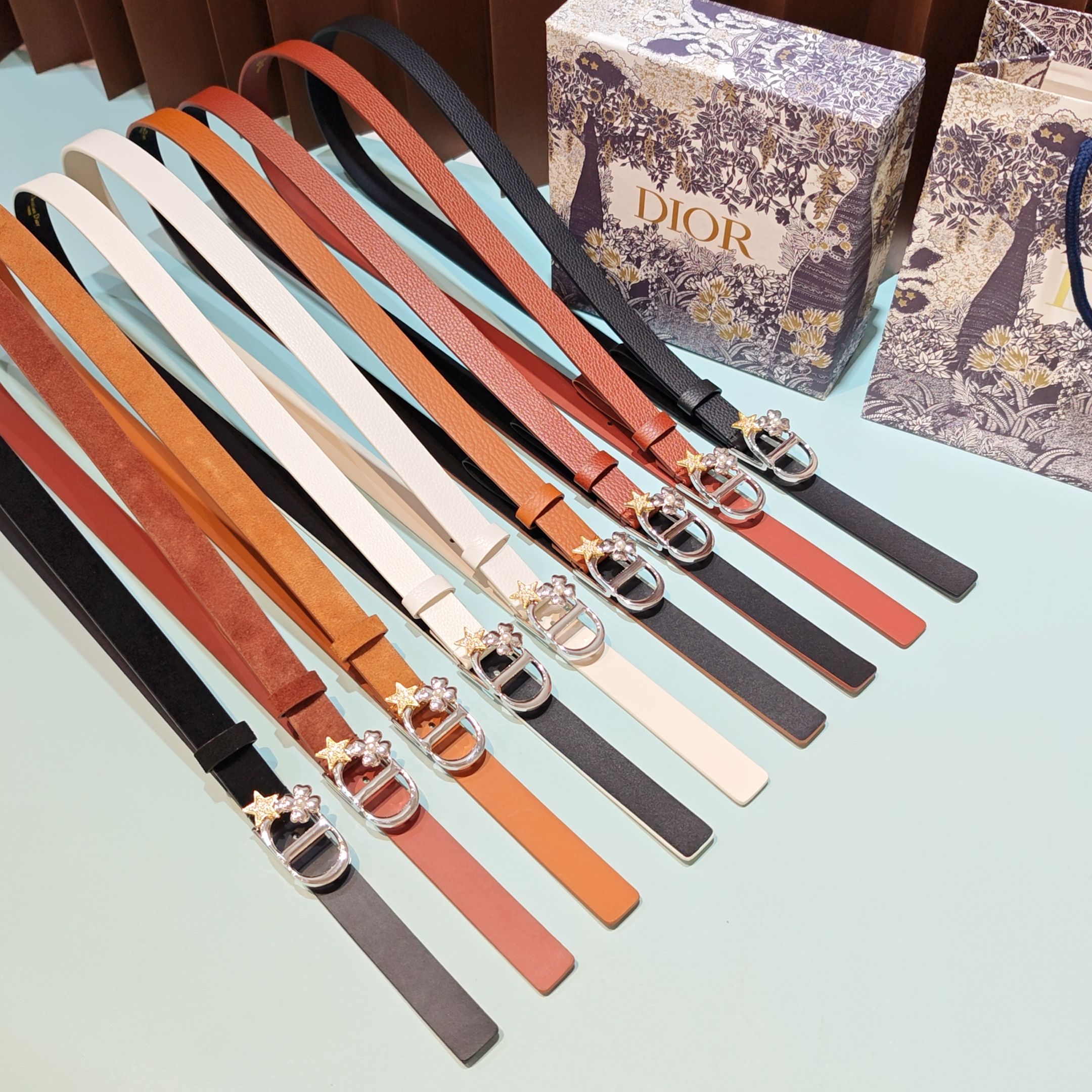 💥💥💥2.0cm迪奥腰带，双面头层牛皮，长度：75.80.85.90.95.100.欧，铜五金扣原版开模