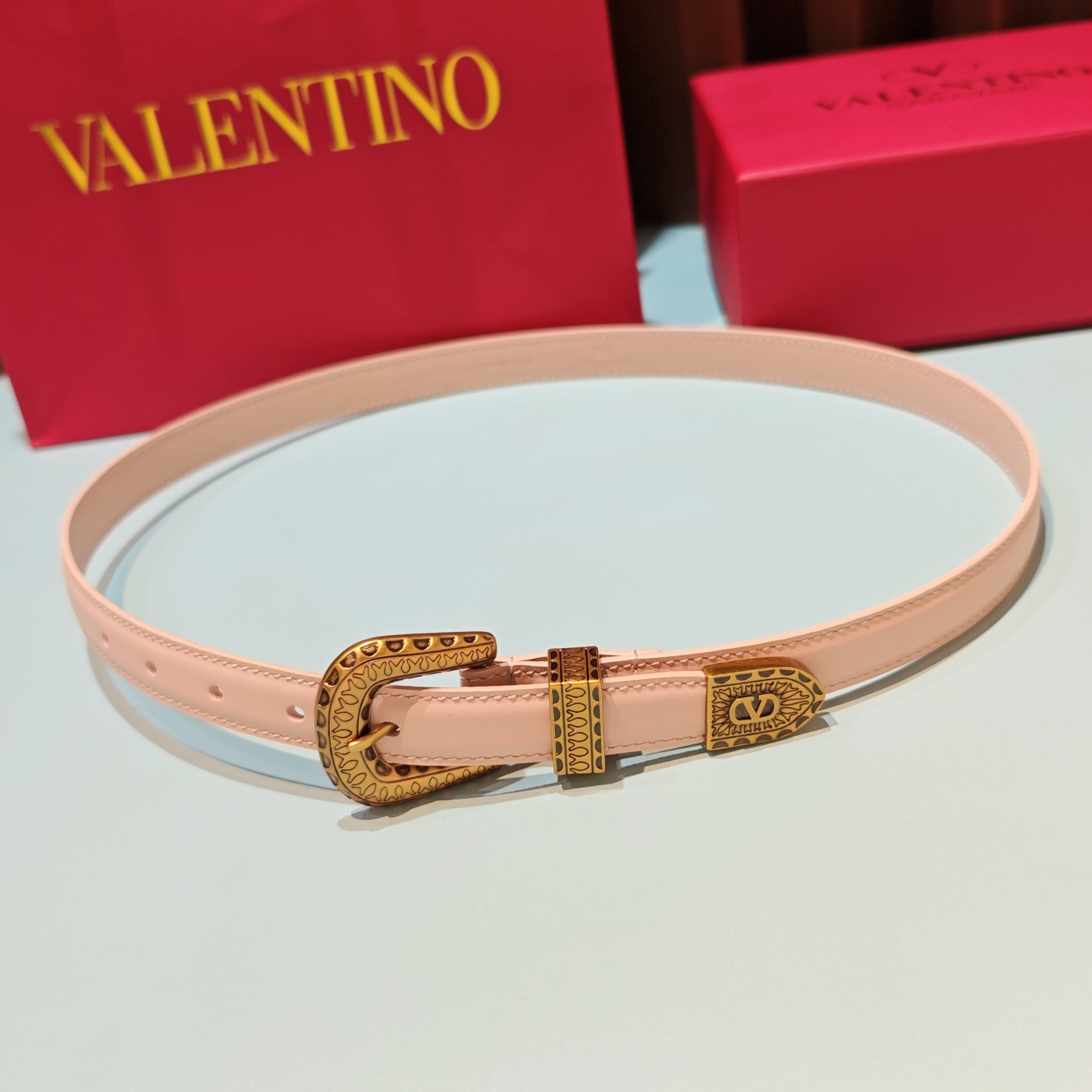 💥💥💥2.0cm 华伦天奴 腰带，双面头层牛皮，长度：75.80.85.90.95.100.105欧，铜