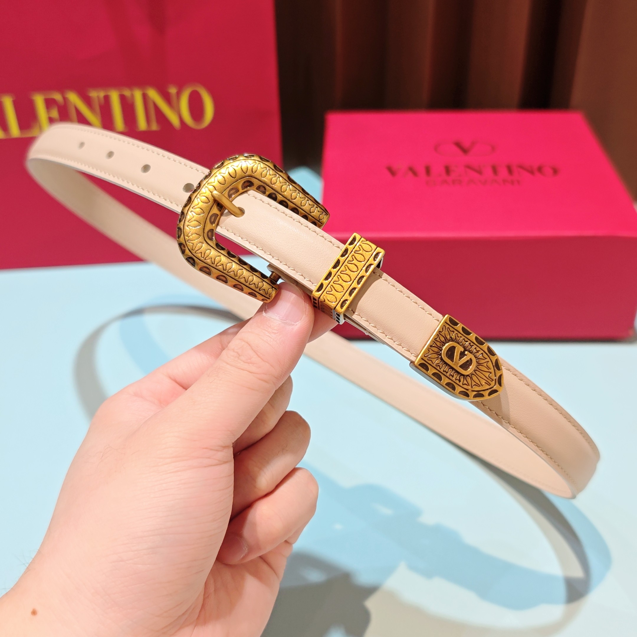 💥💥💥2.0cm 华伦天奴 腰带，双面头层牛皮，长度：75.80.85.90.95.100.105欧，铜