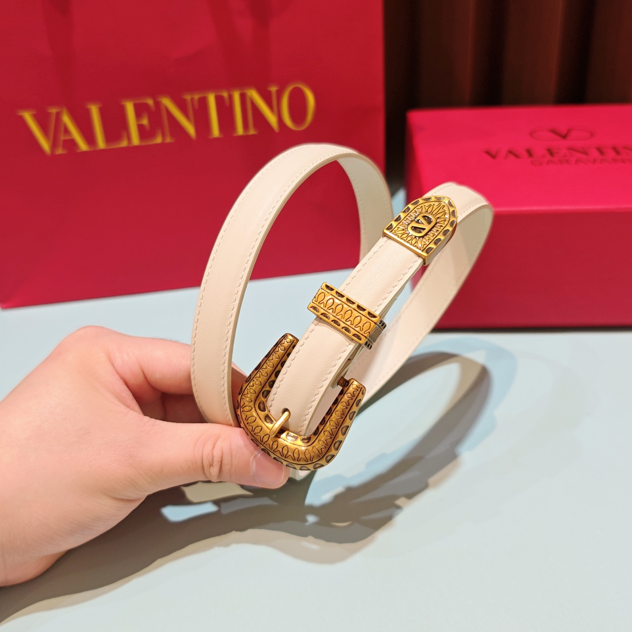 💥💥💥2.0cm 华伦天奴 腰带，双面头层牛皮，长度：75.80.85.90.95.100.105欧，铜