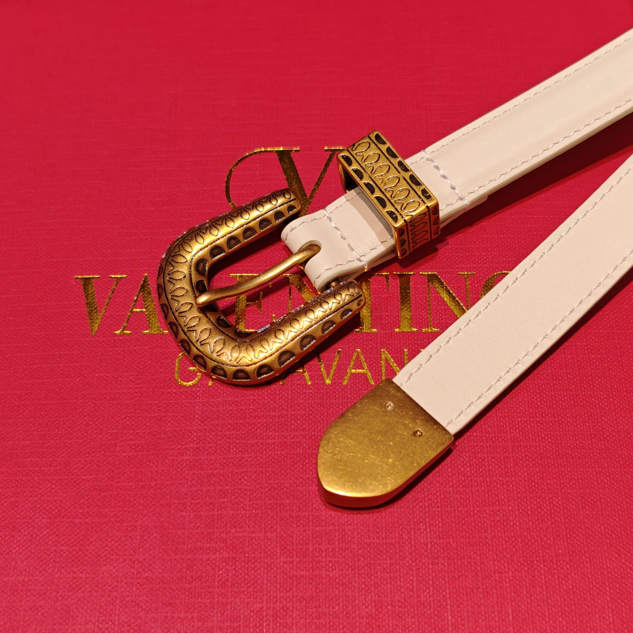 💥💥💥2.0cm 华伦天奴 腰带，双面头层牛皮，长度：75.80.85.90.95.100.105欧，铜