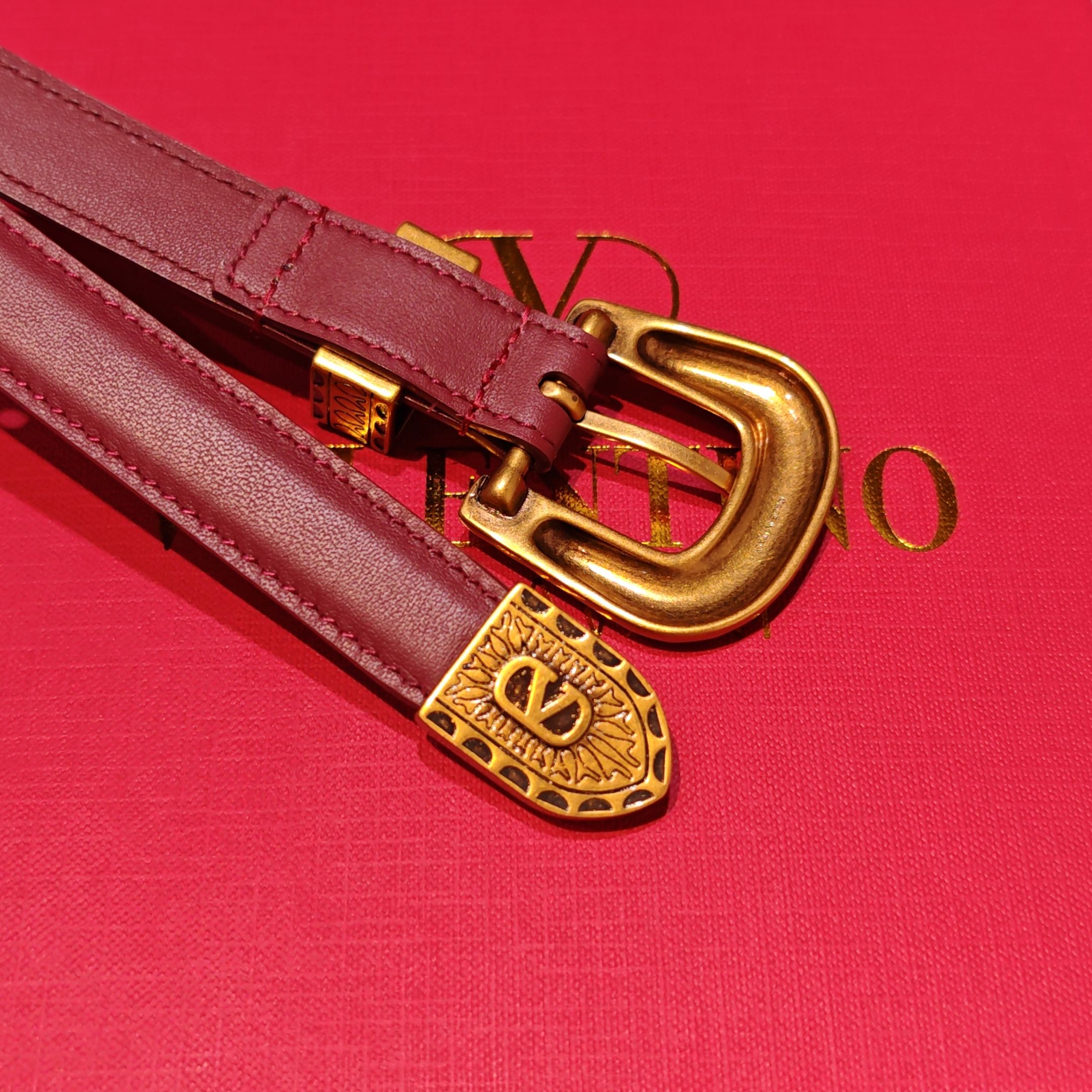 💥💥💥2.0cm 华伦天奴 腰带，双面头层牛皮，长度：75.80.85.90.95.100.105欧，铜