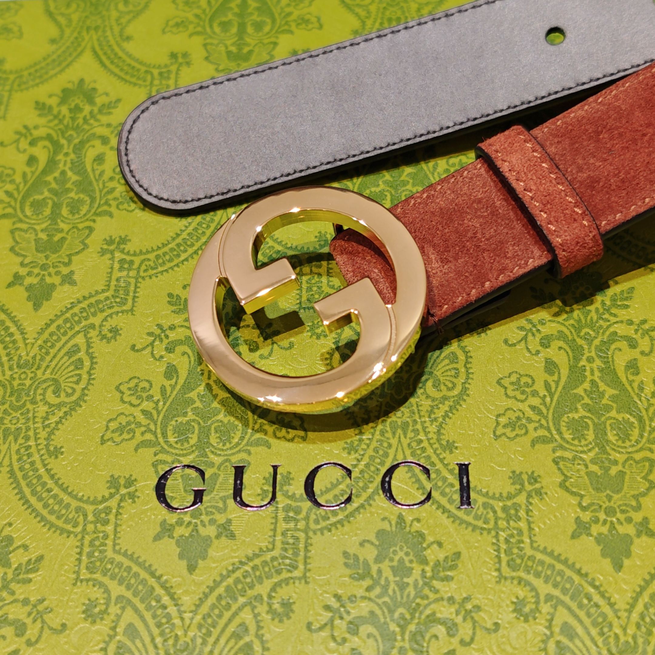 💥💥💥3.0cm 古驰 腰带，双面头层牛皮，长度：75.80.85.90.95.100.105欧，铜五金