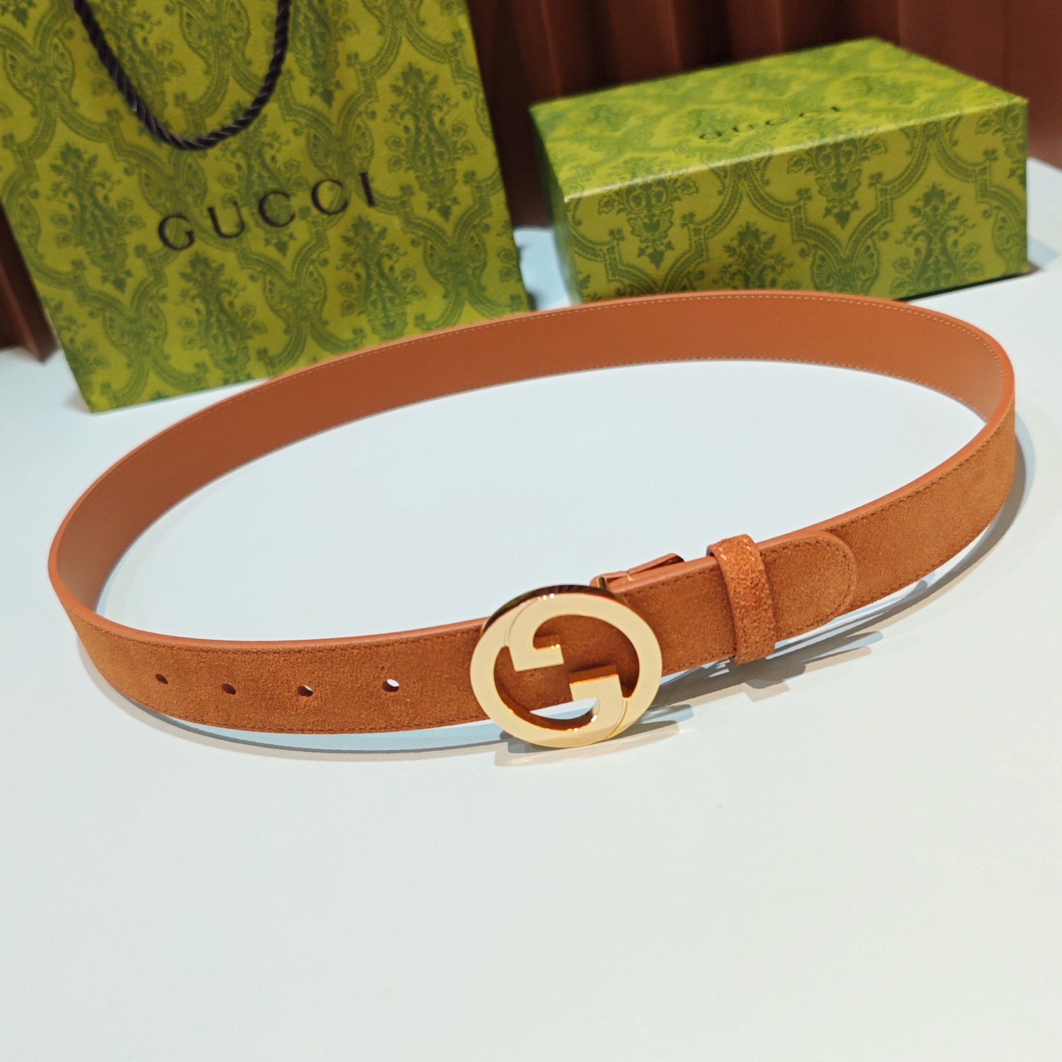 💥💥💥3.0cm 古驰 腰带，双面头层牛皮，长度：75.80.85.90.95.100.105欧，铜五金