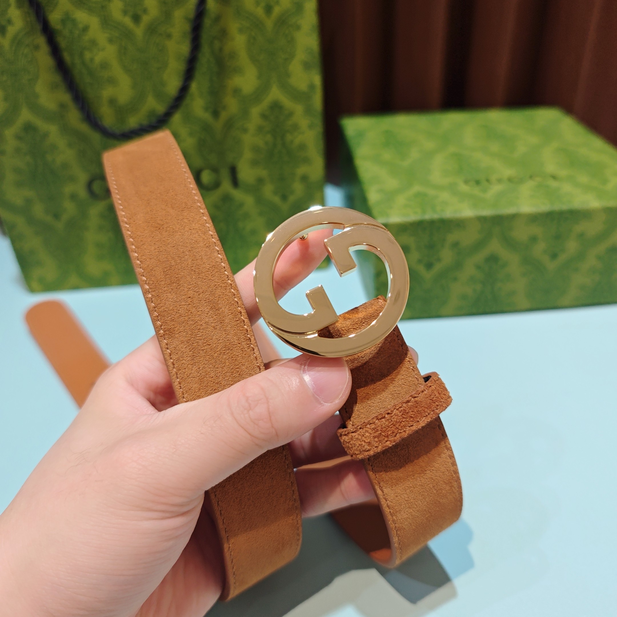 💥💥💥3.0cm 古驰 腰带，双面头层牛皮，长度：75.80.85.90.95.100.105欧，铜五金