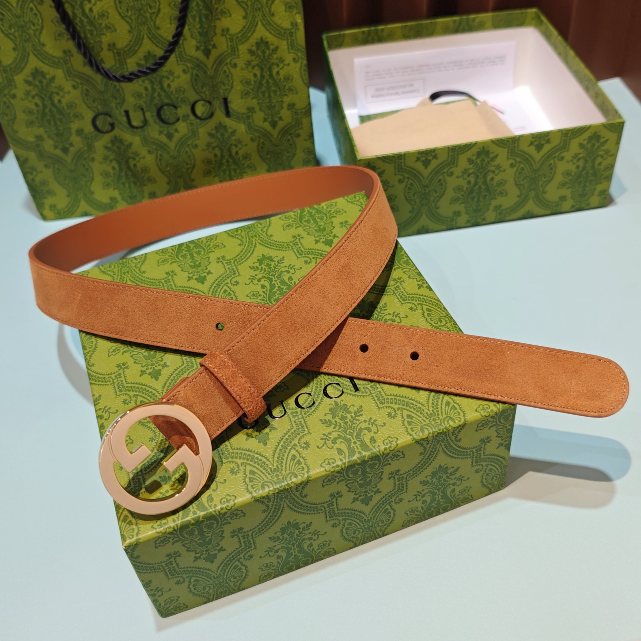 💥💥💥3.0cm 古驰 腰带，双面头层牛皮，长度：75.80.85.90.95.100.105欧，铜五金