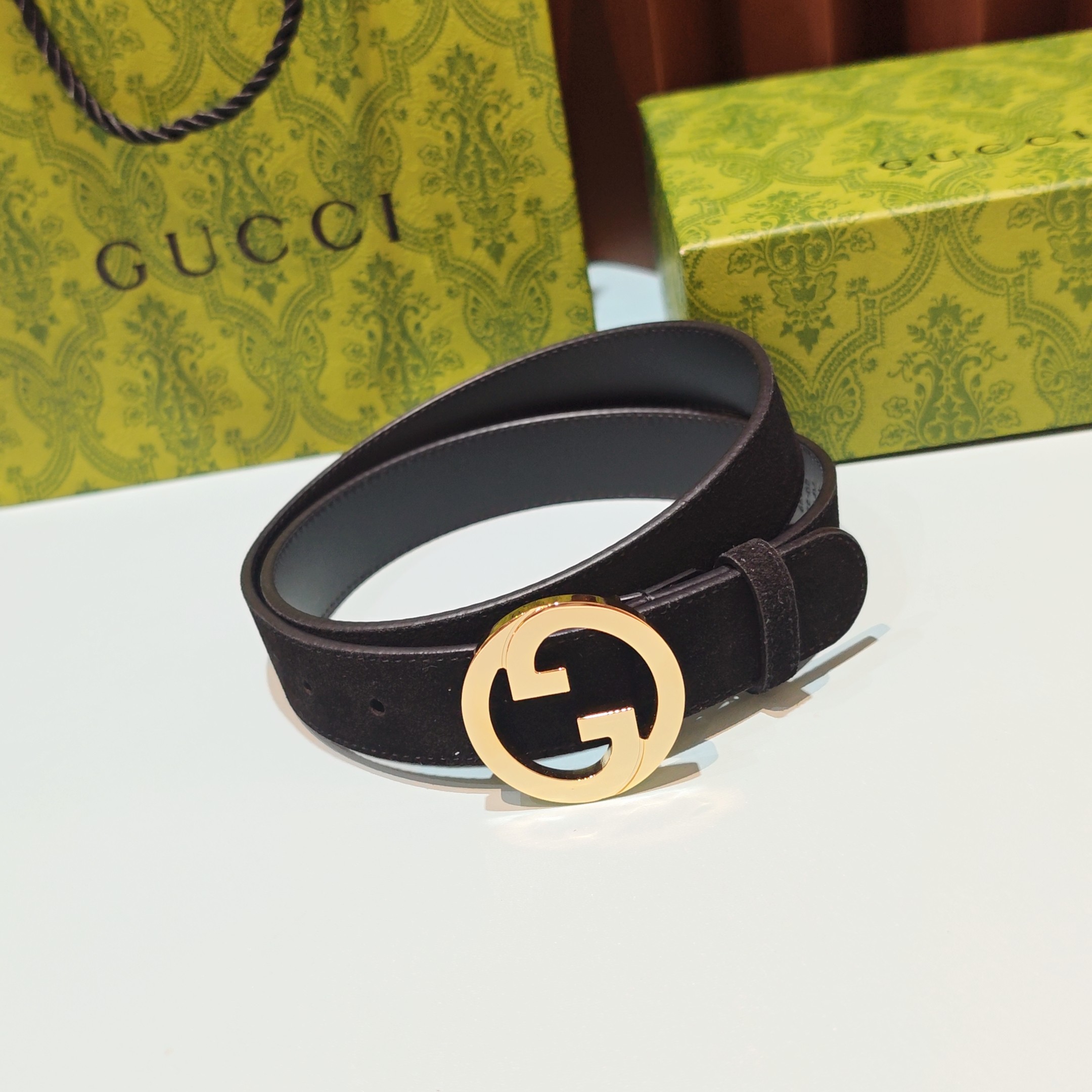 💥💥💥3.0cm 古驰 腰带，双面头层牛皮，长度：75.80.85.90.95.100.105欧，铜五金