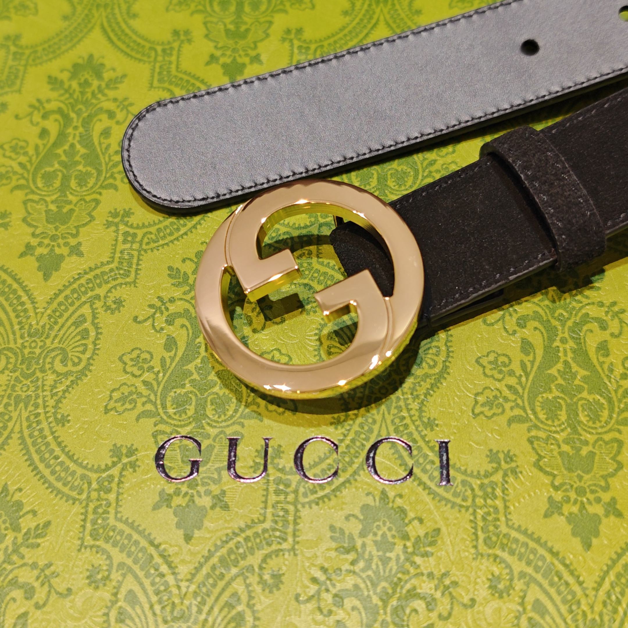 💥💥💥3.0cm 古驰 腰带，双面头层牛皮，长度：75.80.85.90.95.100.105欧，铜五金