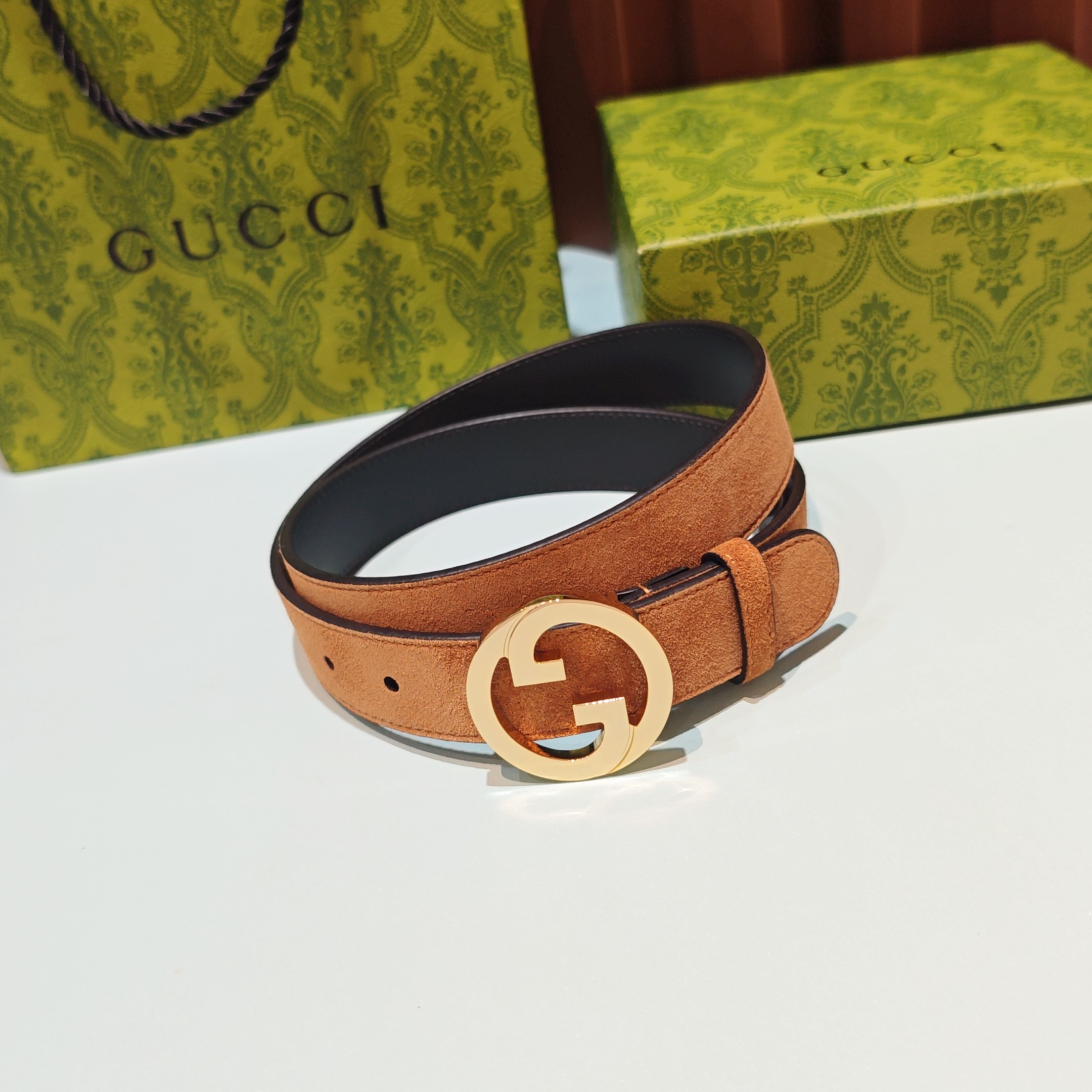 💥💥💥3.0cm 古驰 腰带，双面头层牛皮，长度：75.80.85.90.95.100.105欧，铜五金