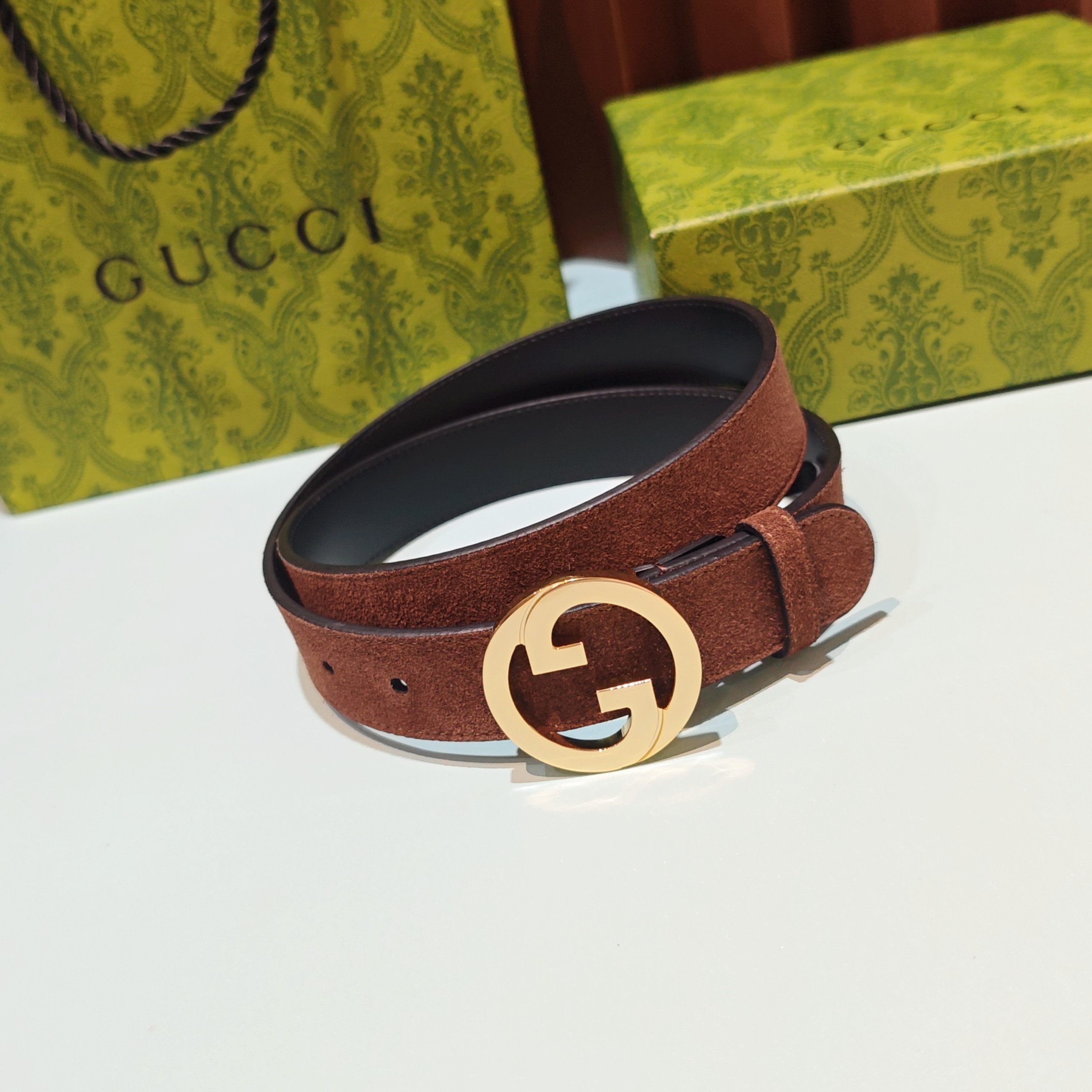 💥💥💥3.0cm 古驰 腰带，双面头层牛皮，长度：75.80.85.90.95.100.105欧，铜五金